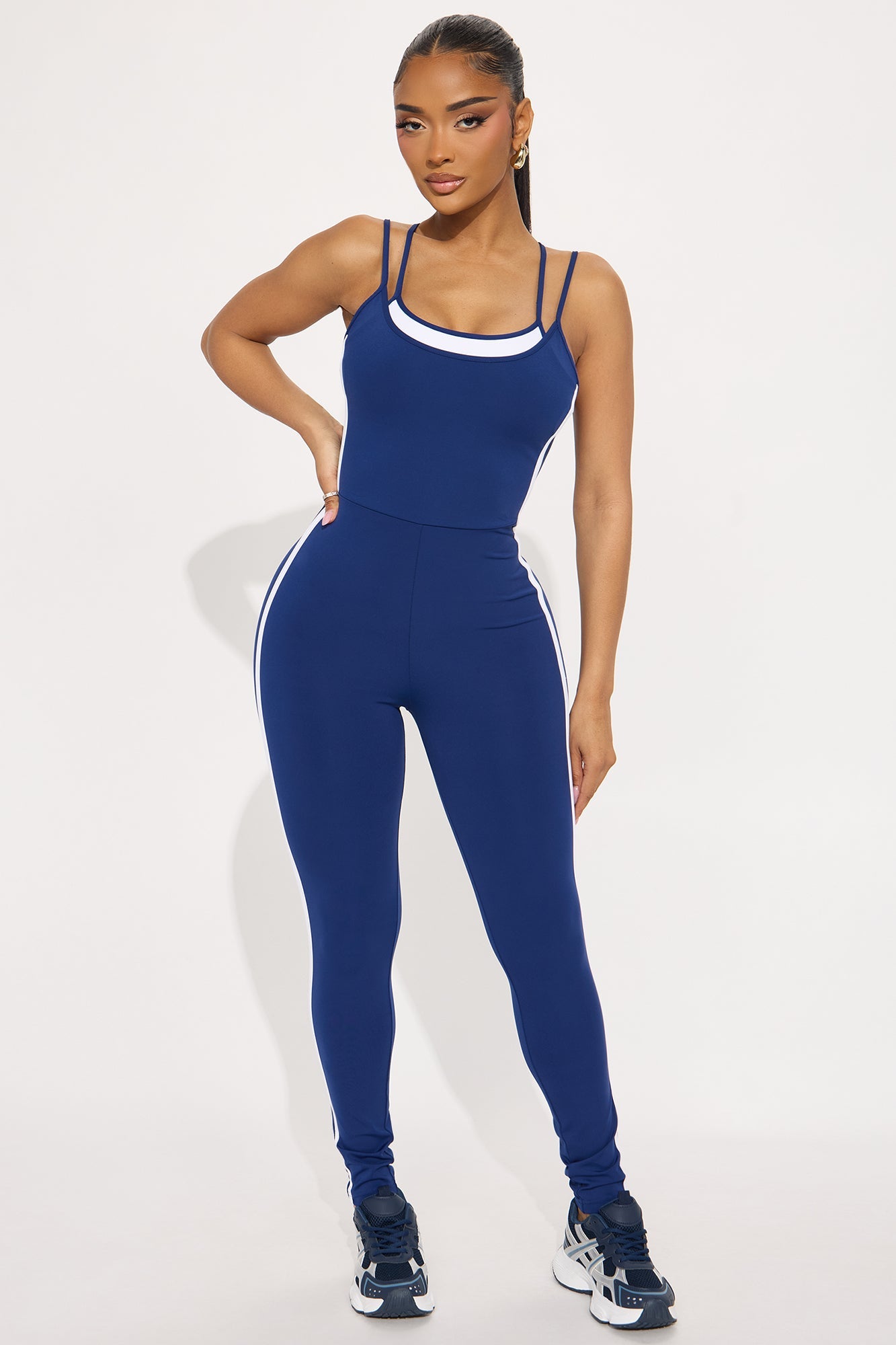 You Got Skills Active Jumpsuit - Midnight Blue
