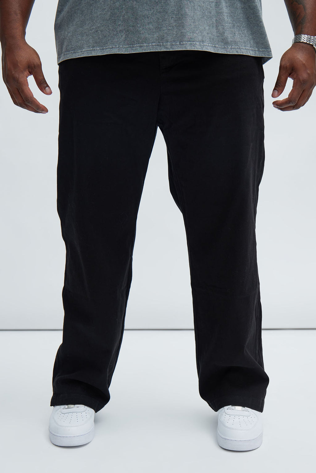 Mac Chino Straight Pants - Black