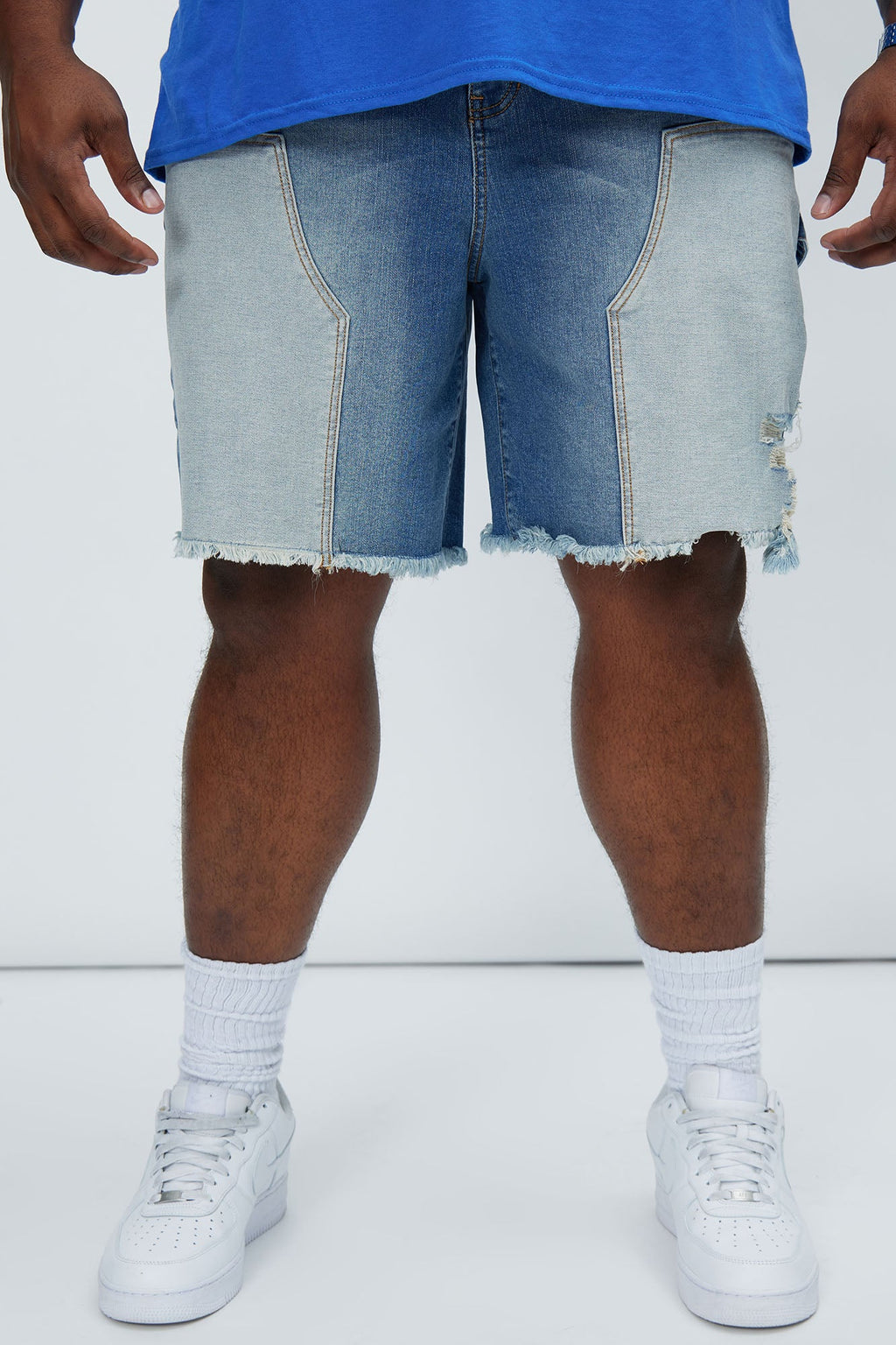 Braddy Carpenter Relaxed Shorts - Medium Wash