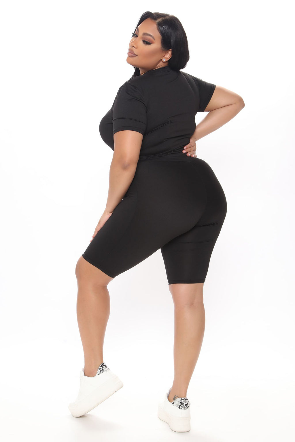 Baby Got Back Romper - Black