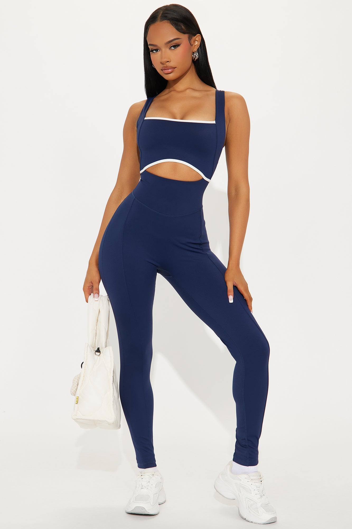 Harlow Active Jumpsuit - Midnight Blue
