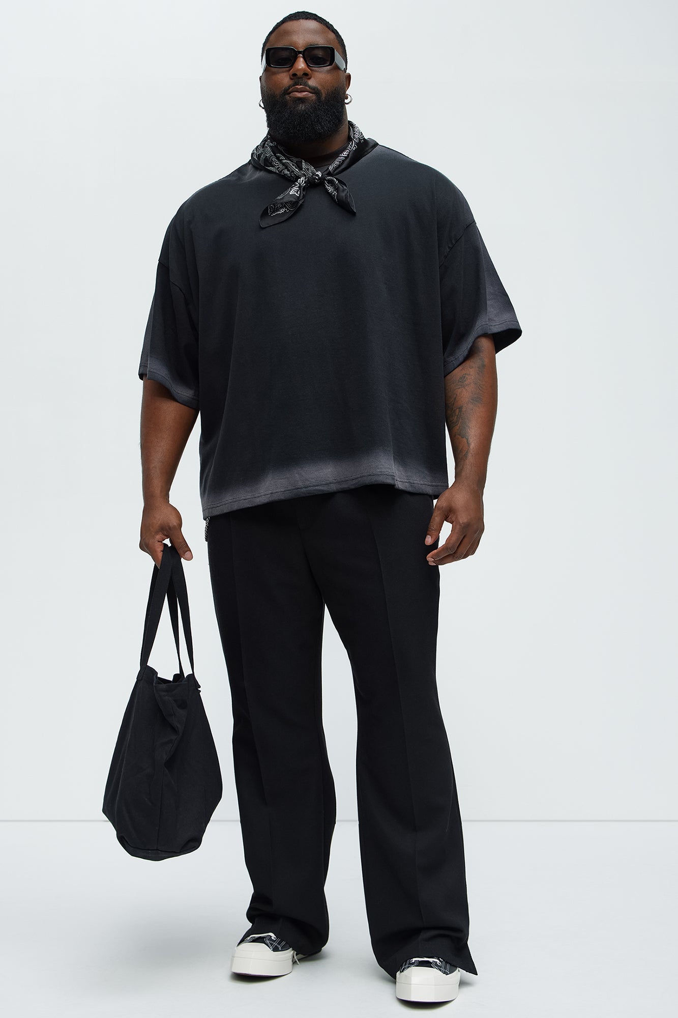 Dirty Wash Heavyweight Boxy Tee - Black