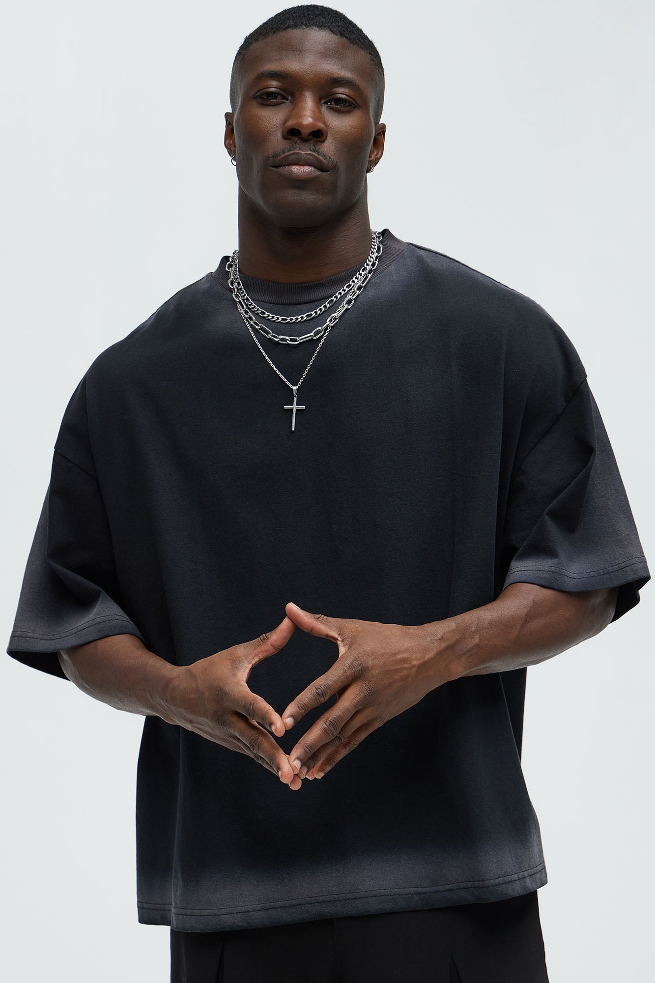 Dirty Wash Heavyweight Boxy Tee - Black