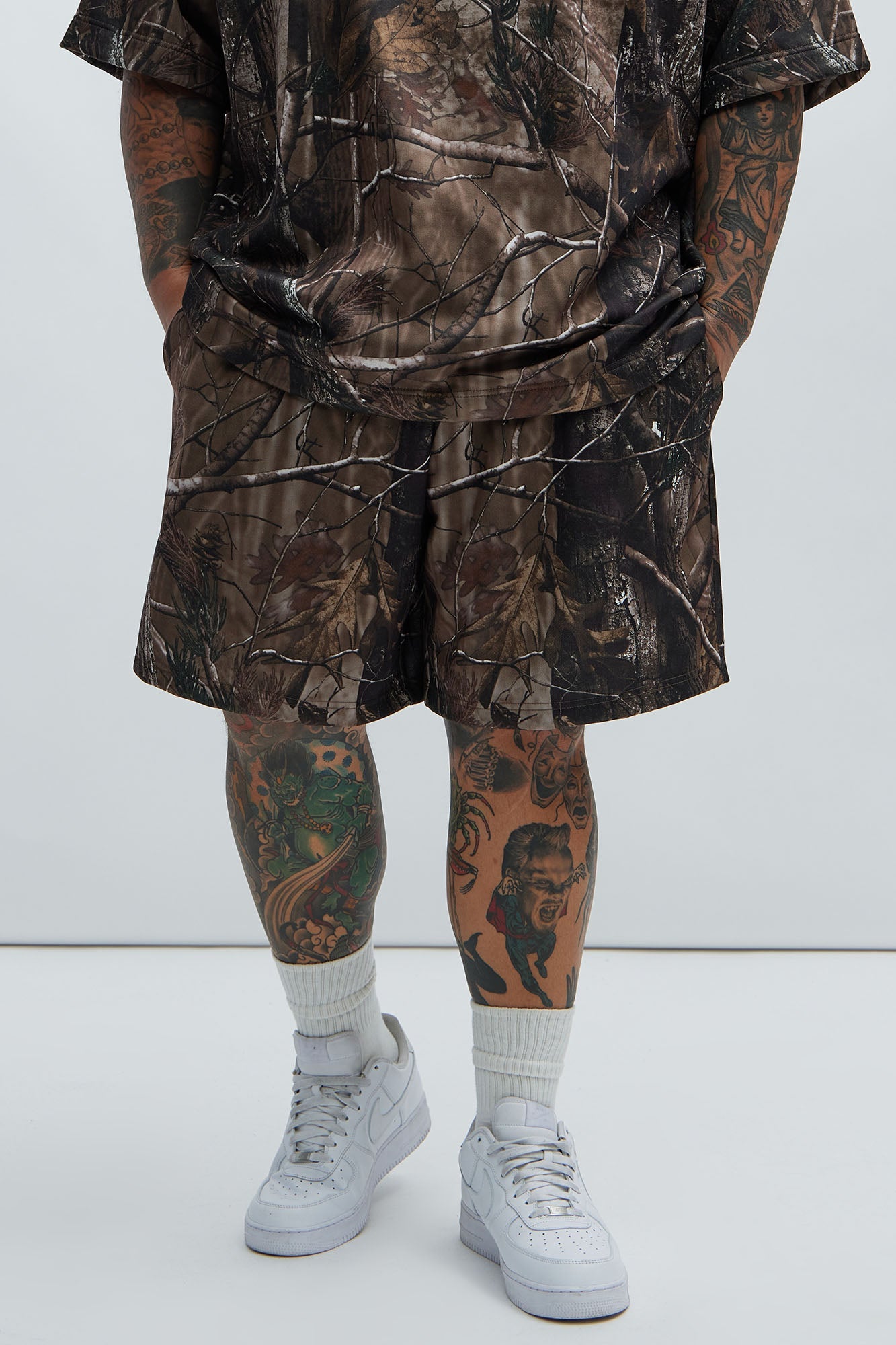 Kyal Relaxed Shorts - Camouflage