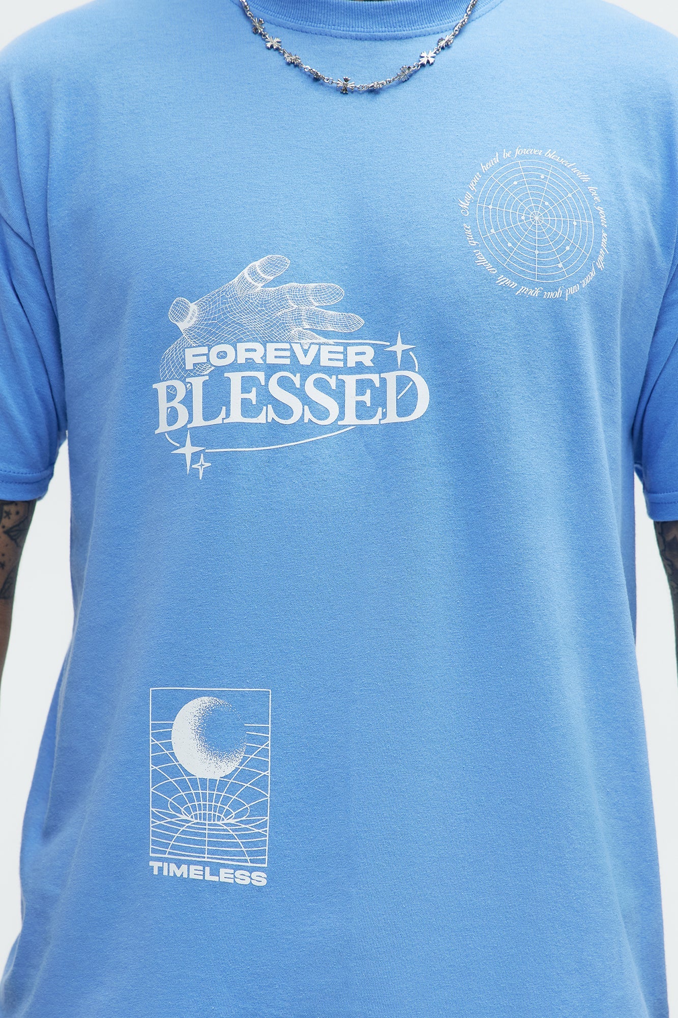 Forever Blessed Timeless Short Sleeve Tee - Blue