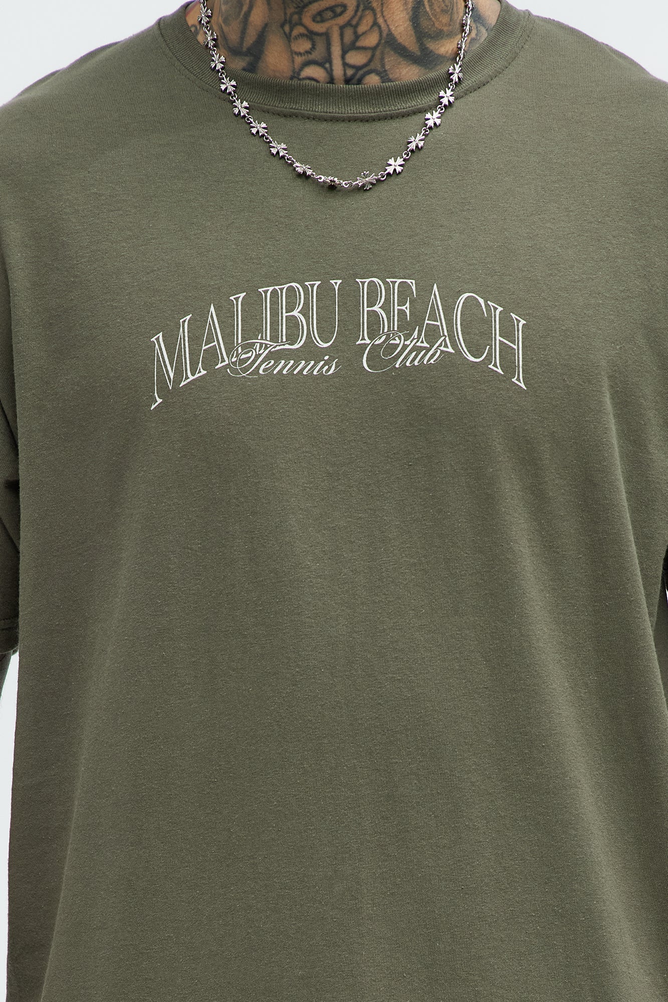 Malibu Beach Tennis Short Sleeve Tee - Olive