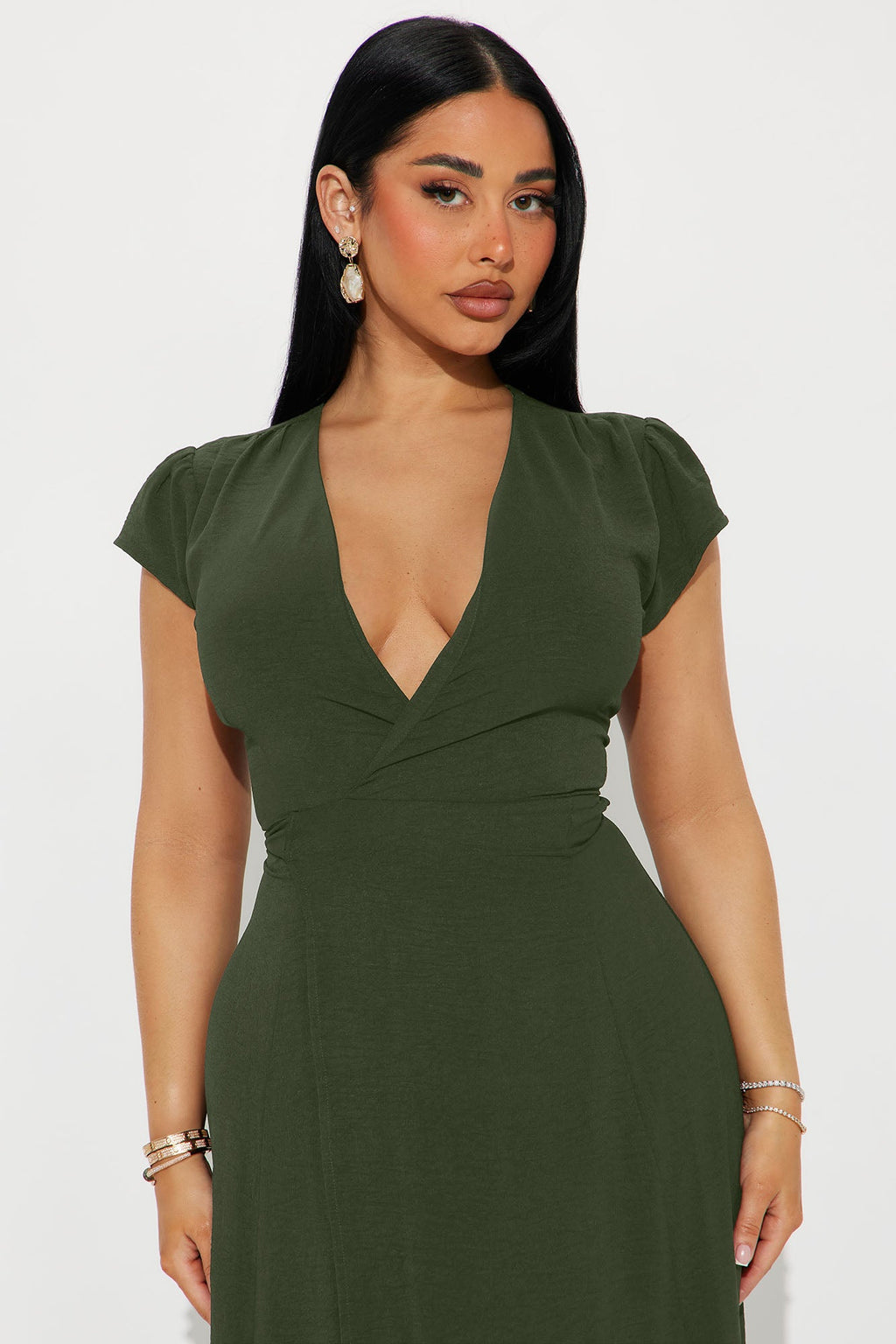 Annita Airflow Maxi Dress - Olive
