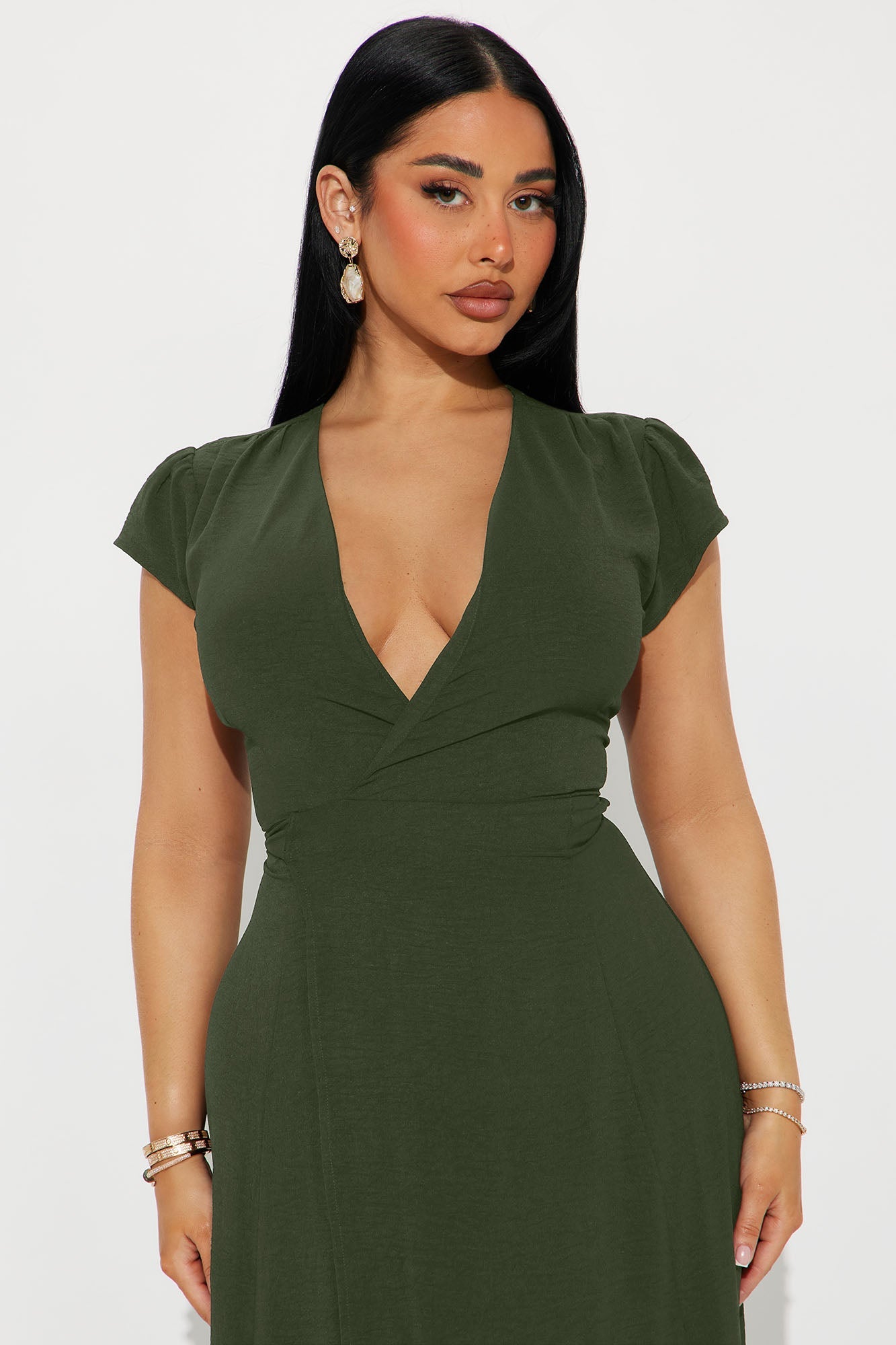 Annita Airflow Maxi Dress - Olive