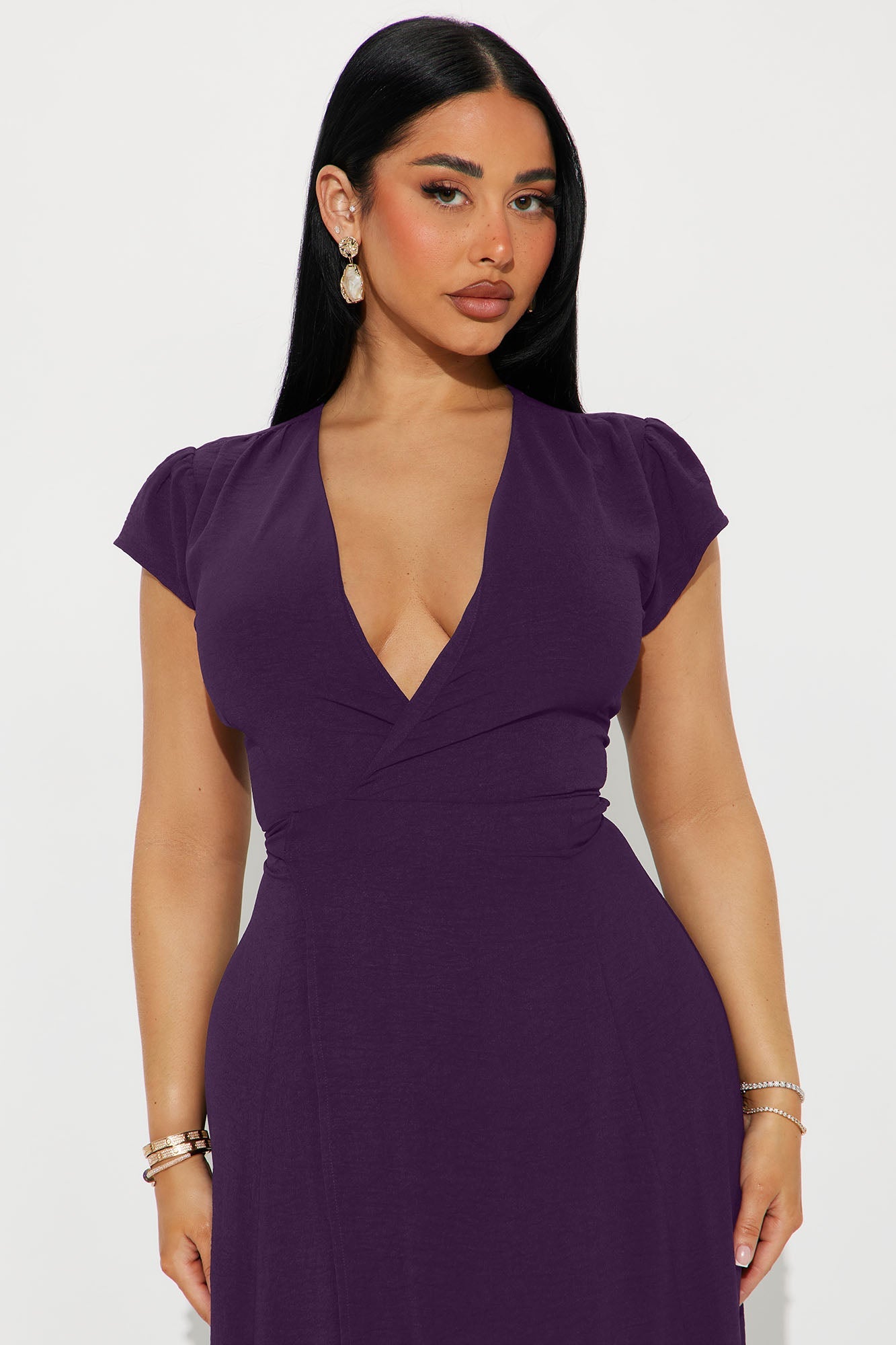 Annita Airflow Maxi Dress - Plum