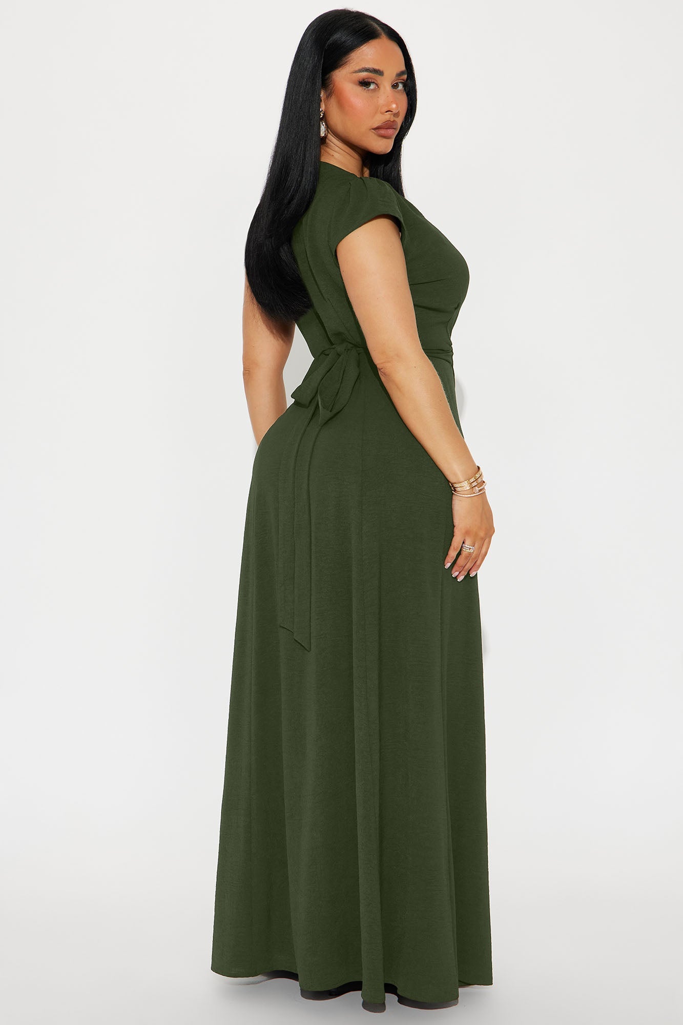 Annita Airflow Maxi Dress - Olive