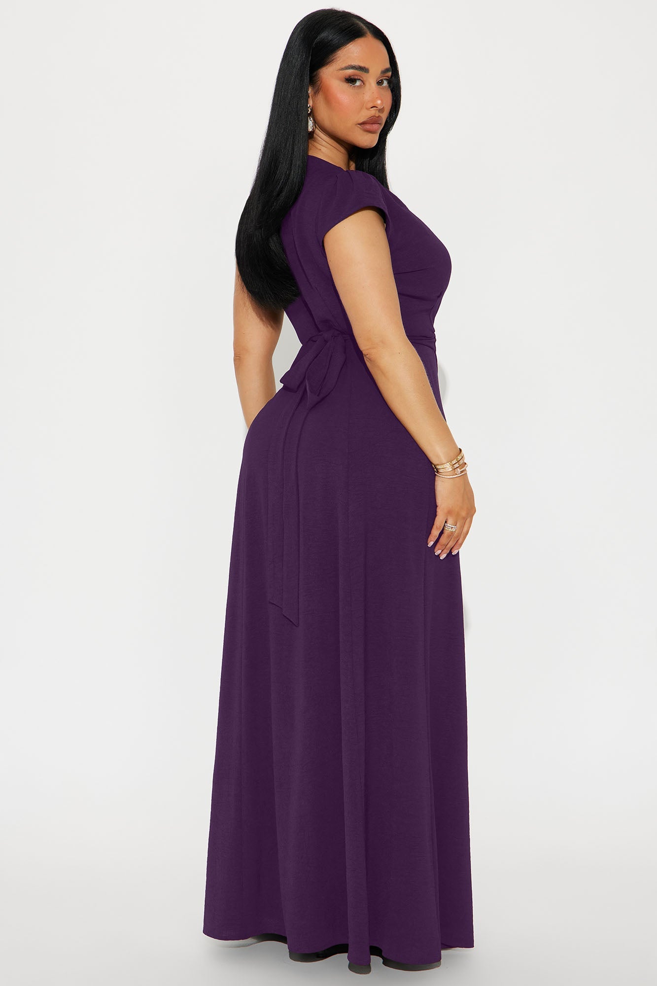 Annita Airflow Maxi Dress - Plum