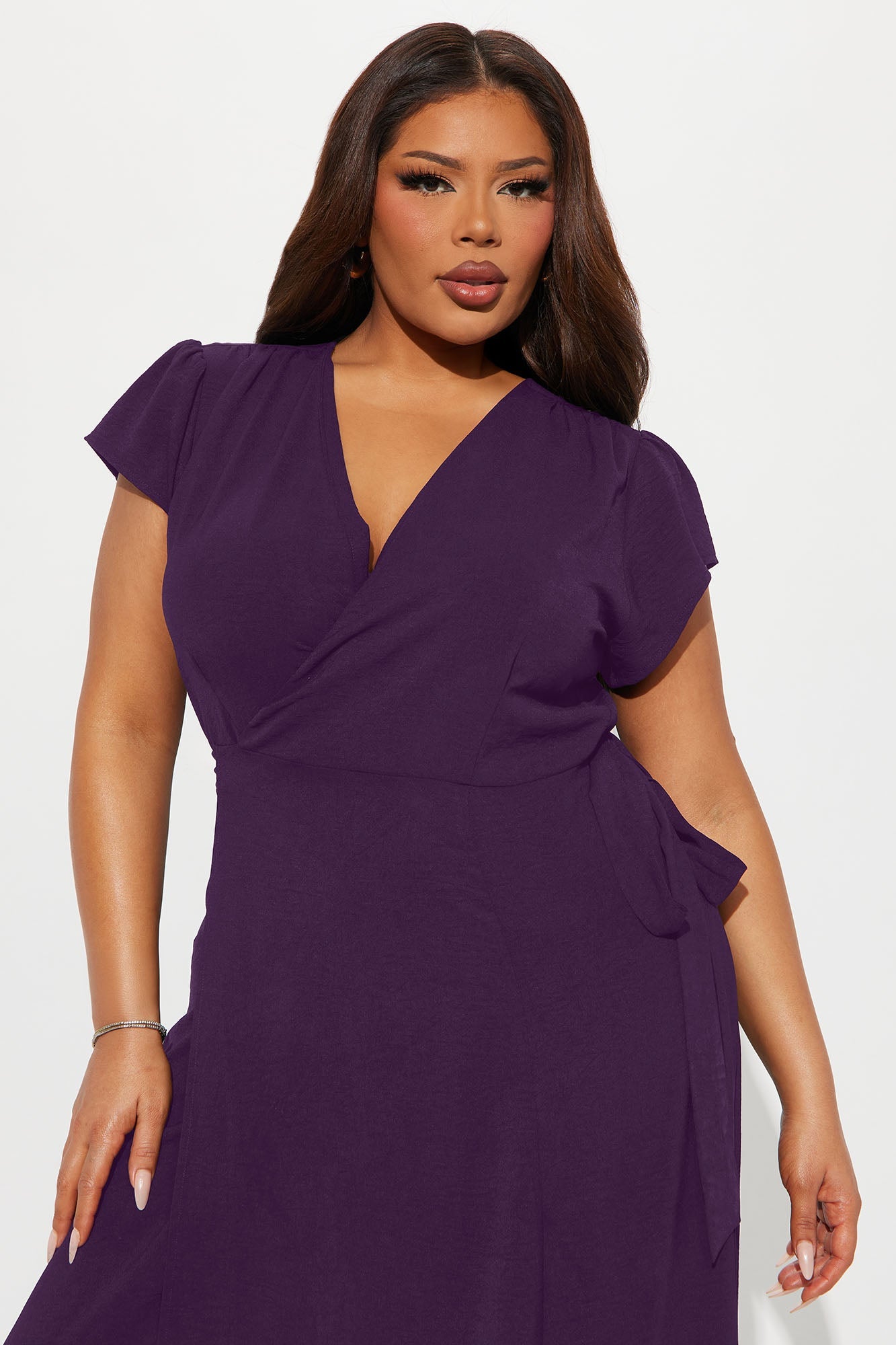 Annita Airflow Maxi Dress - Plum