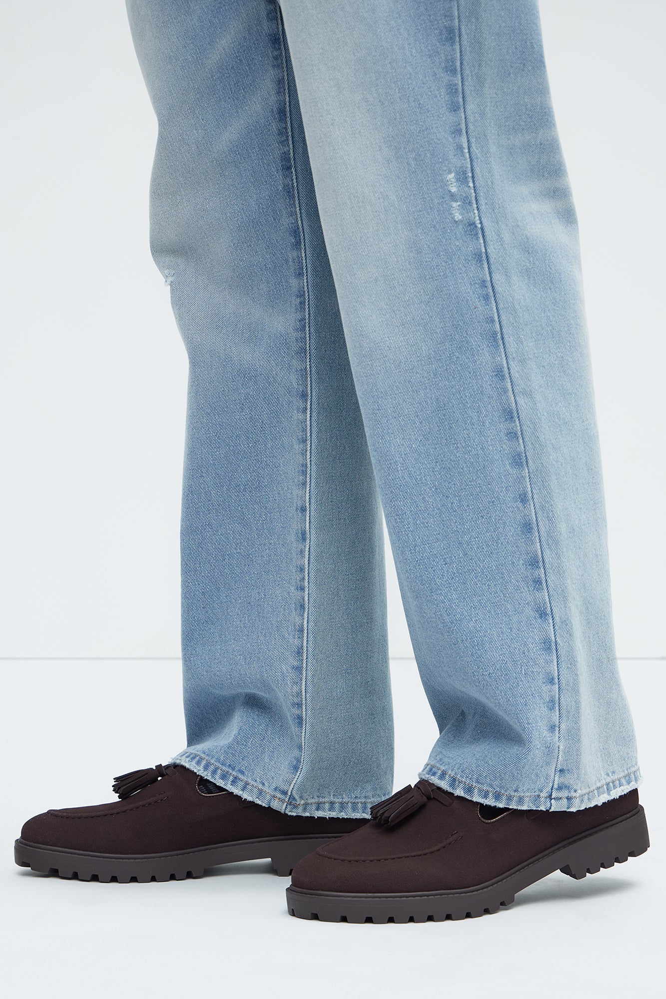 Montague Chunky Tassel Loafer - Chocolate