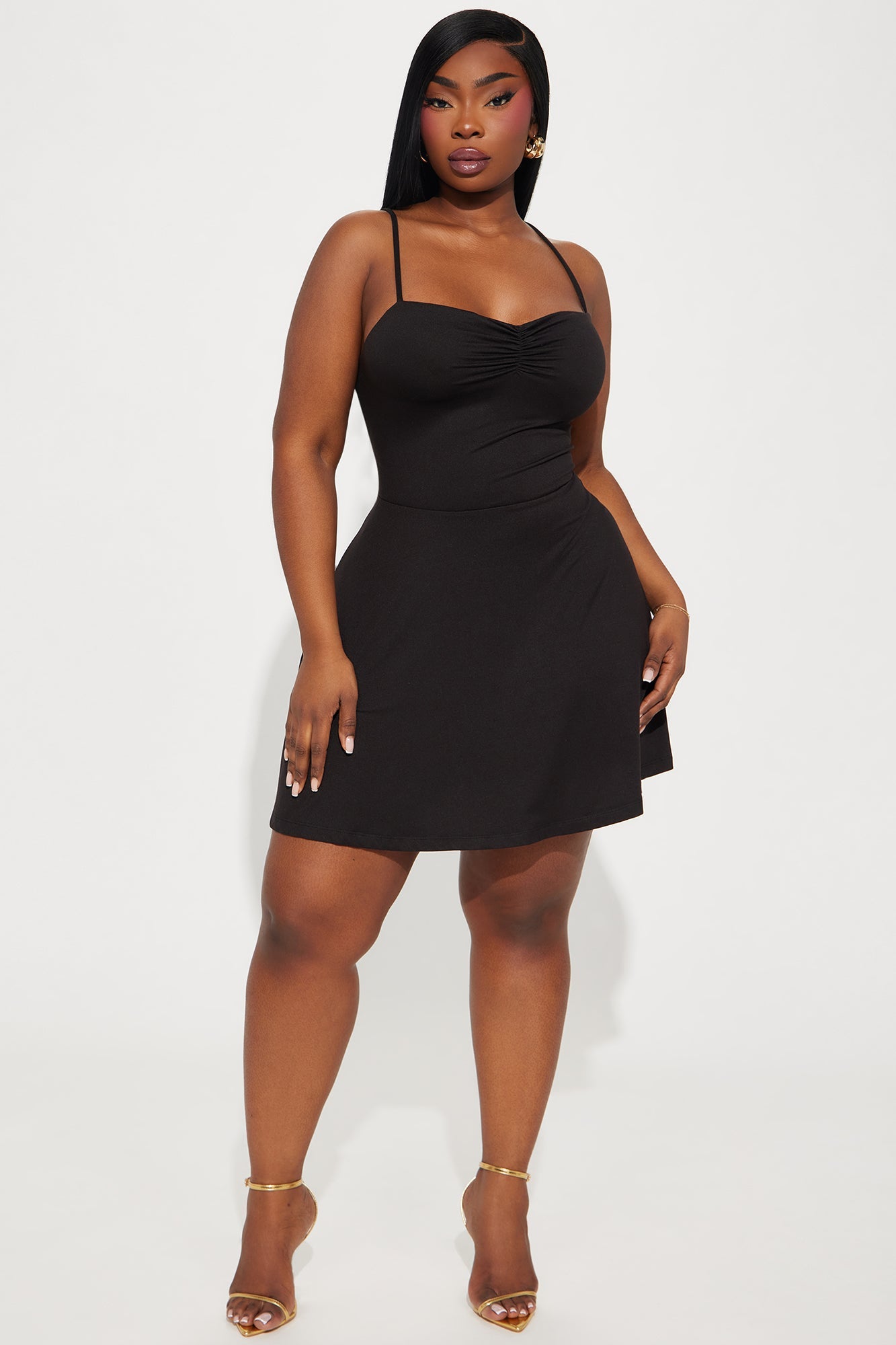 Adriana Essential Mini Dress - Black