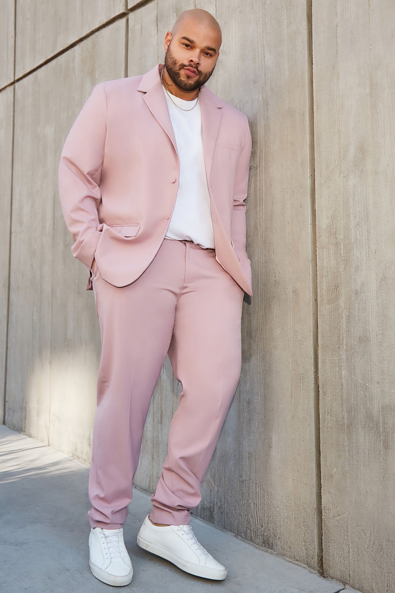 The Modern Stretch Suit Jacket - Mauve