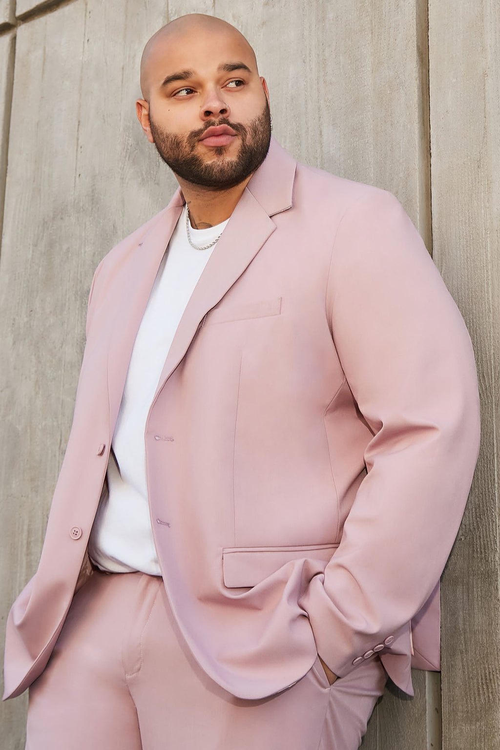 The Modern Stretch Suit Jacket - Mauve