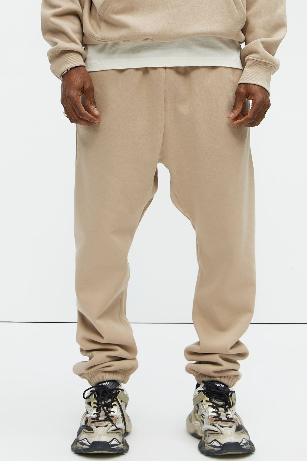 Tyson Heavyweight Sweat Jogger - Taupe