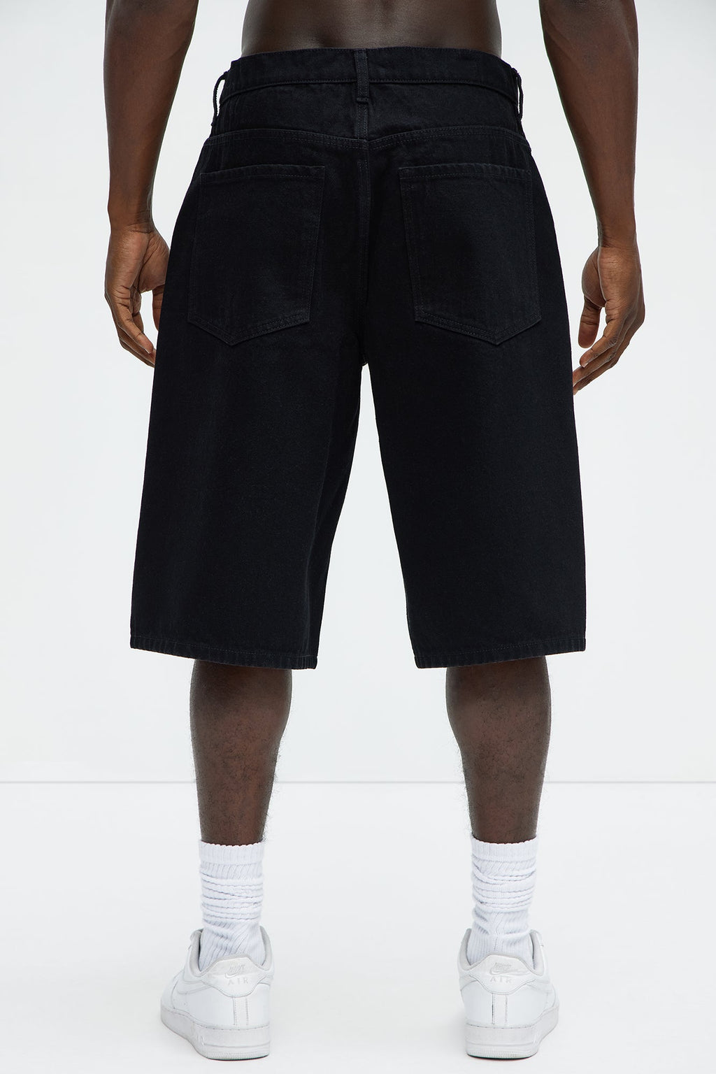 Colin Baggy Denim Short - Black
