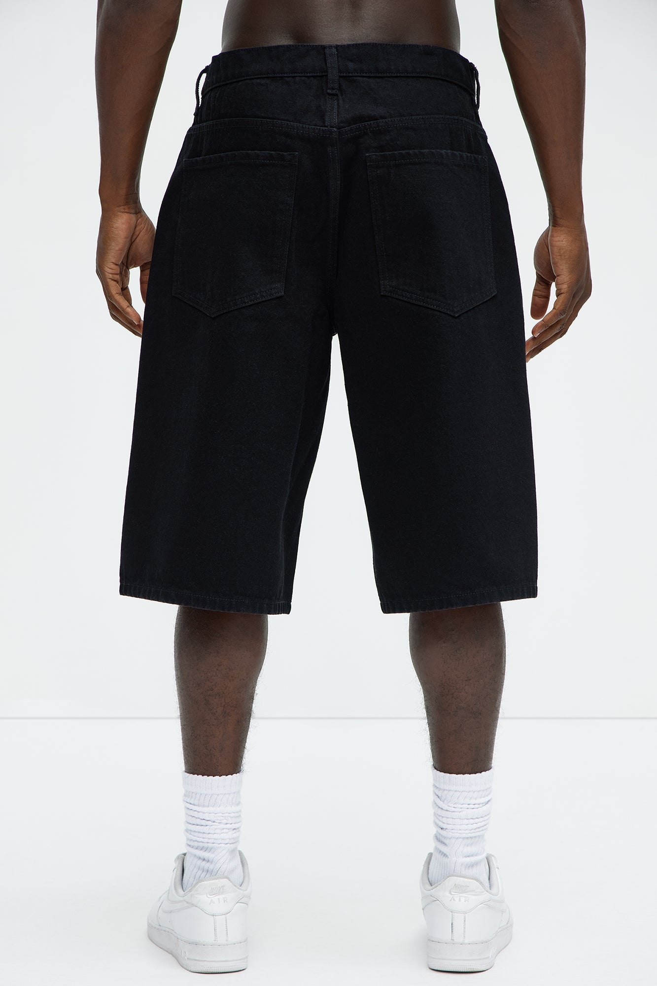Colin Baggy Denim Short - Black
