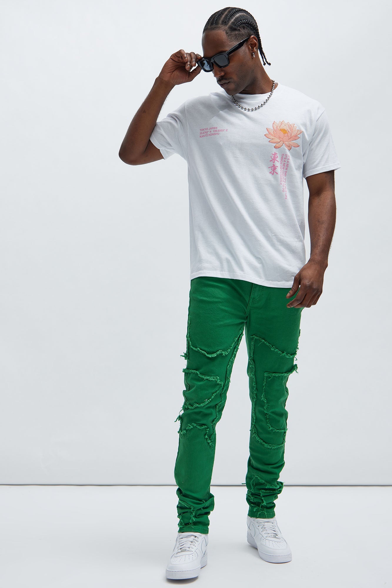 New Beginnings Lotus Short Sleeve Tee - White