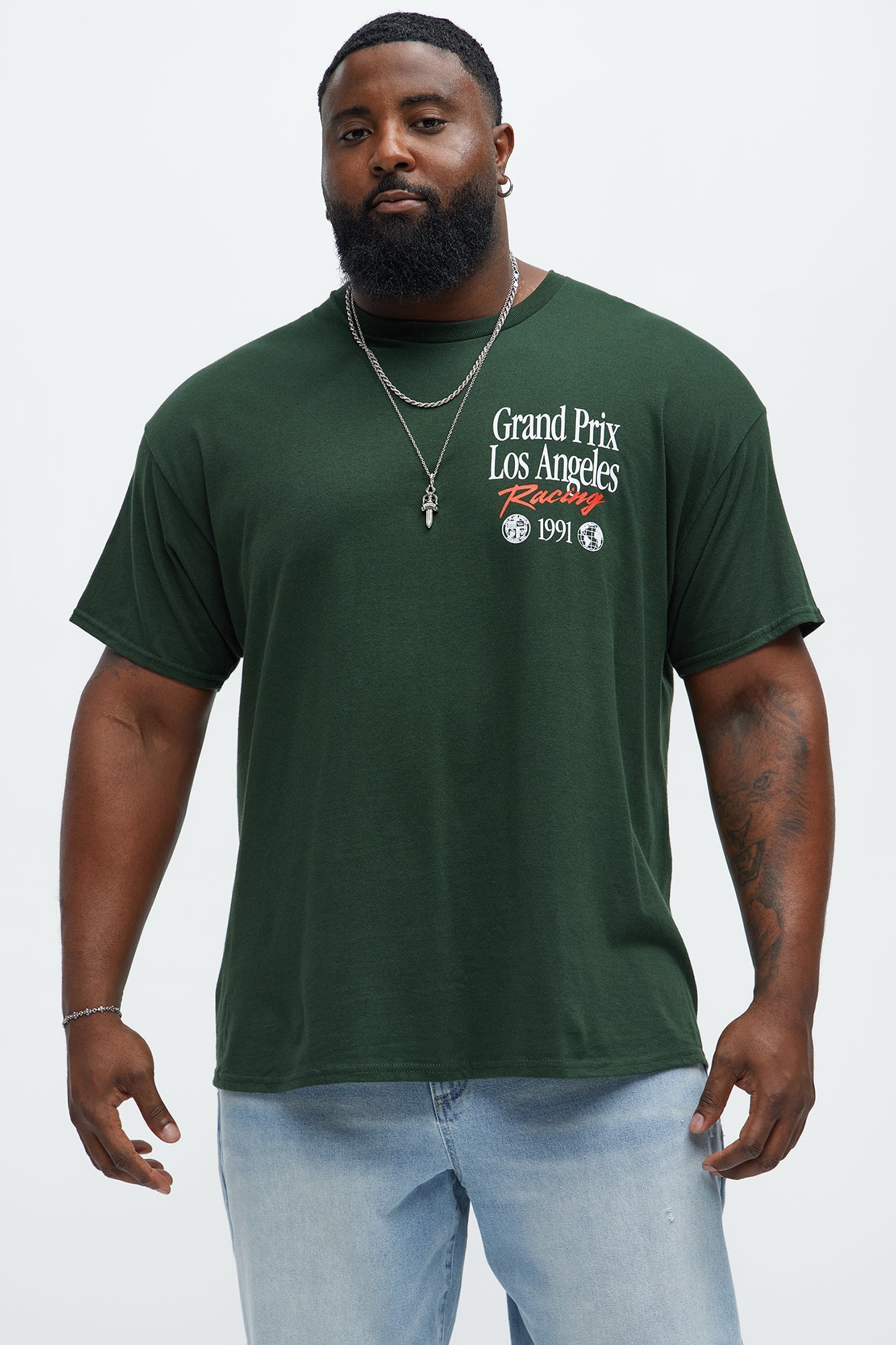 Grand Prix LA Short Sleeve Tee - Green