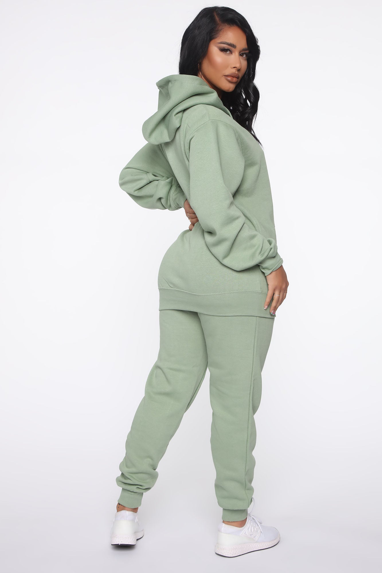 Stole Your Boyfriend's Oversized Hoodie - Sage
