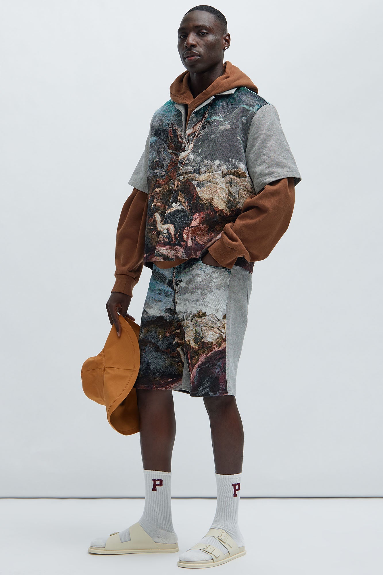 Karl Tapestry Shorts - Multi Color