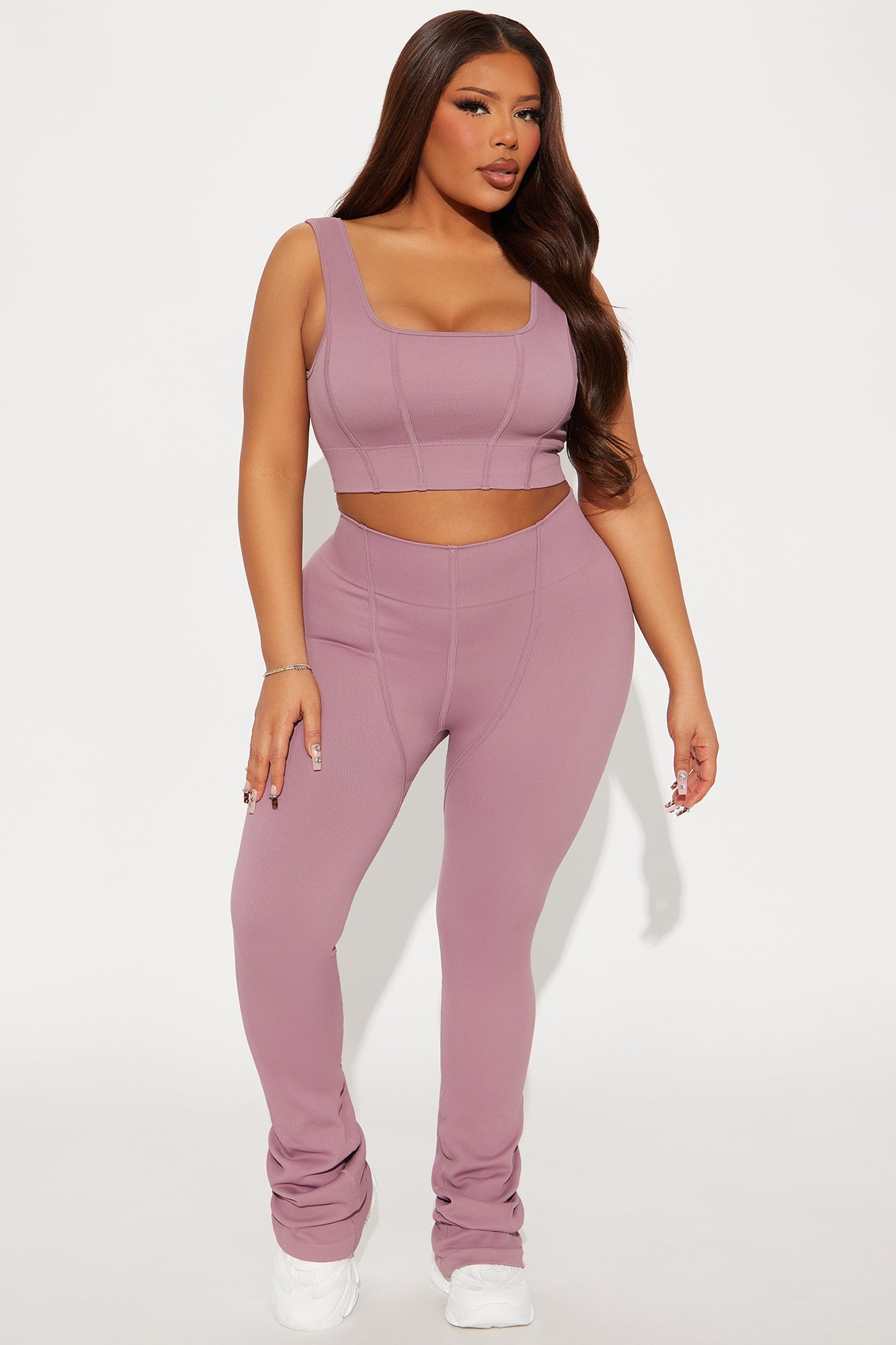 All The Right Places Seamless Active Set - Mauve