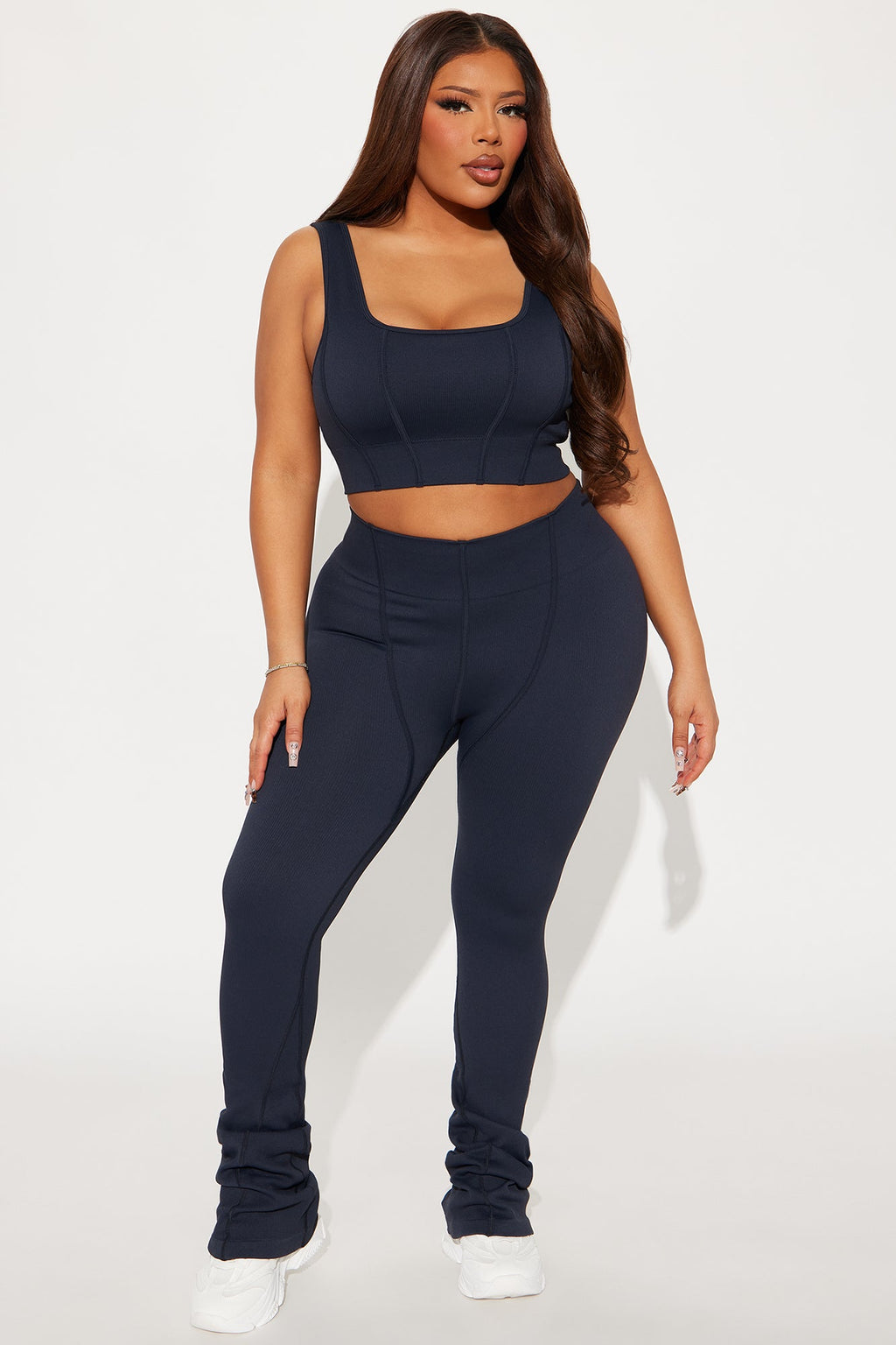 All The Right Places Seamless Active Set - Midnight Blue