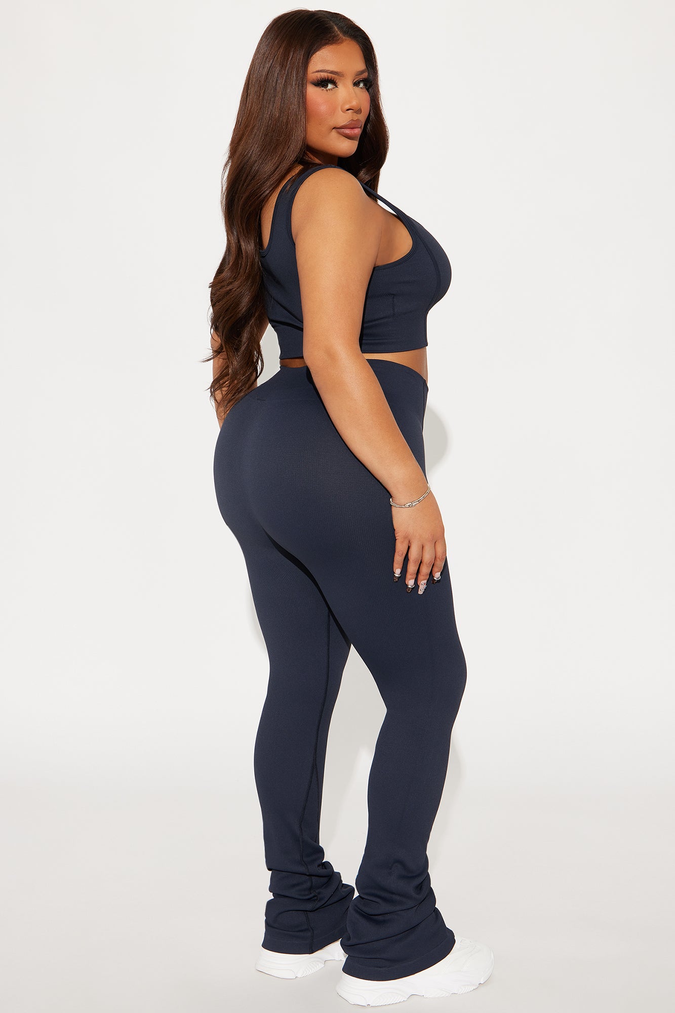 All The Right Places Seamless Active Set - Midnight Blue