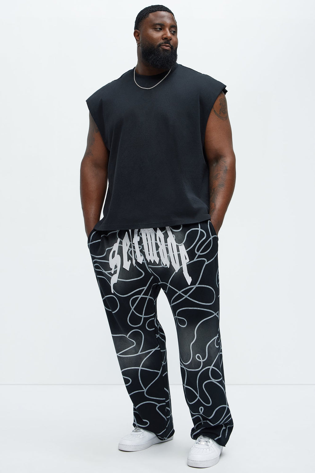 Tyson Selfmade Straight Sweatpants - Black