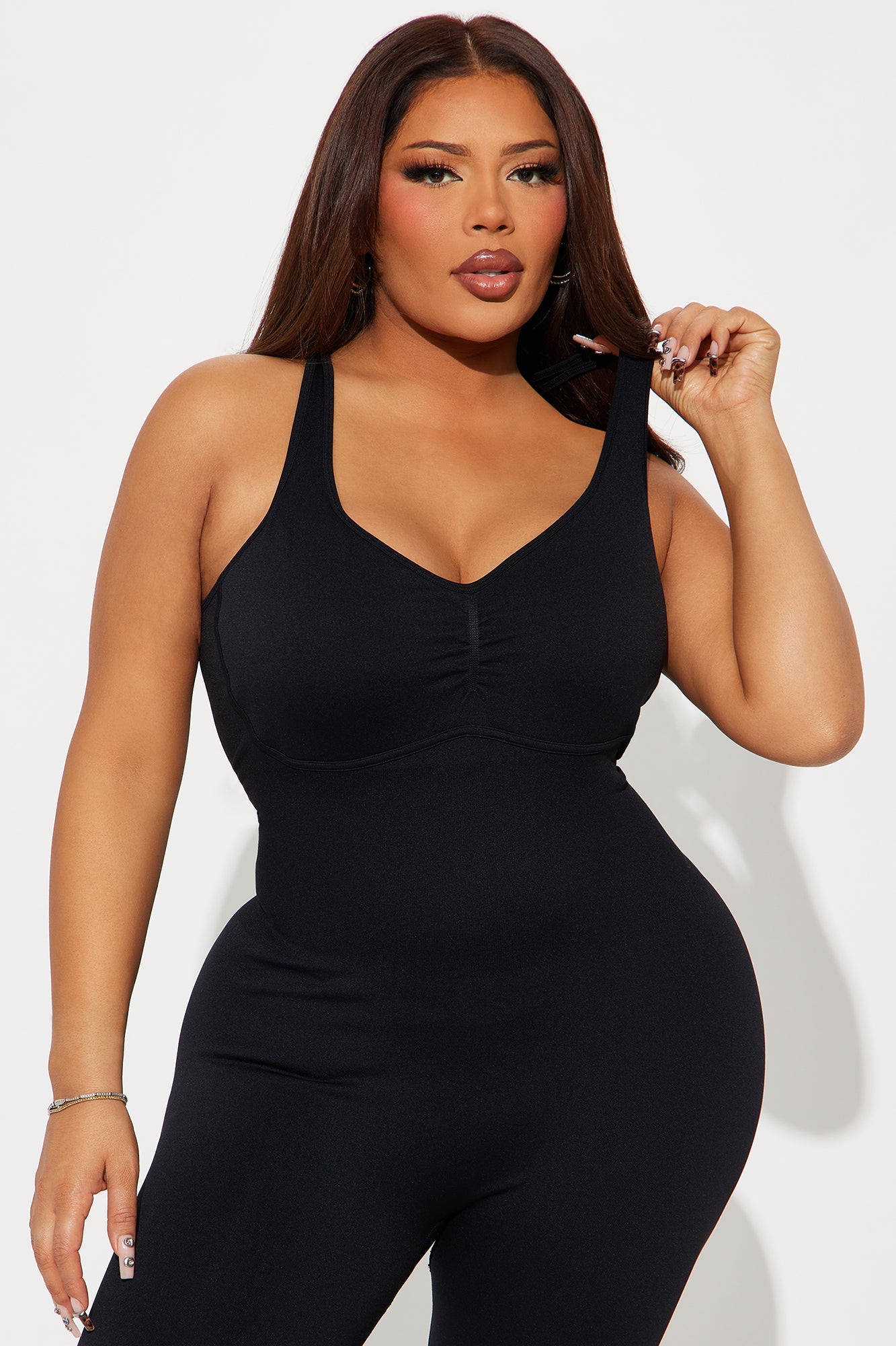 Much Attitude Seamless Active Jumpsuit - Black
