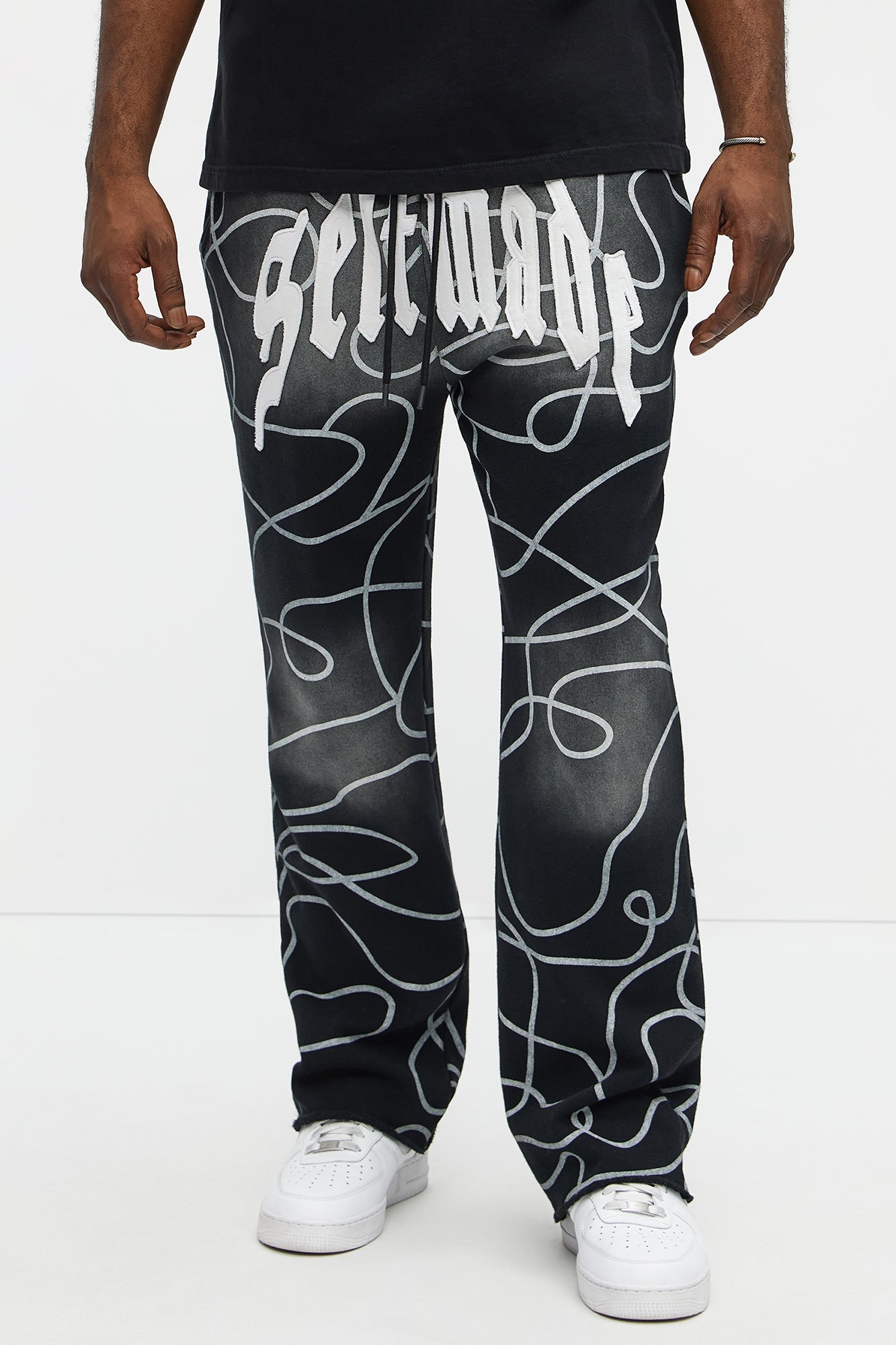 Tyson Selfmade Straight Sweatpants - Black