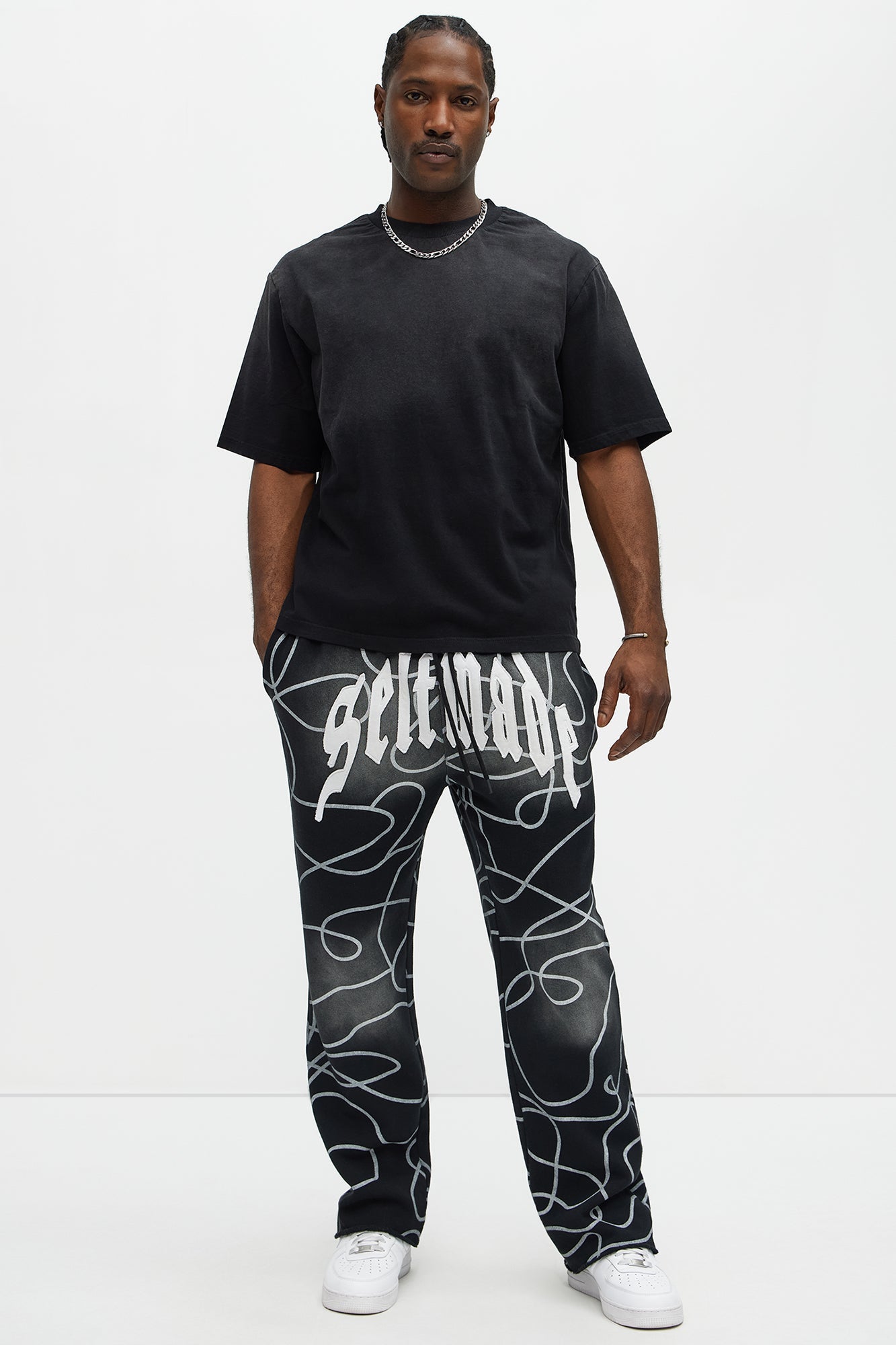 Tyson Selfmade Straight Sweatpants - Black
