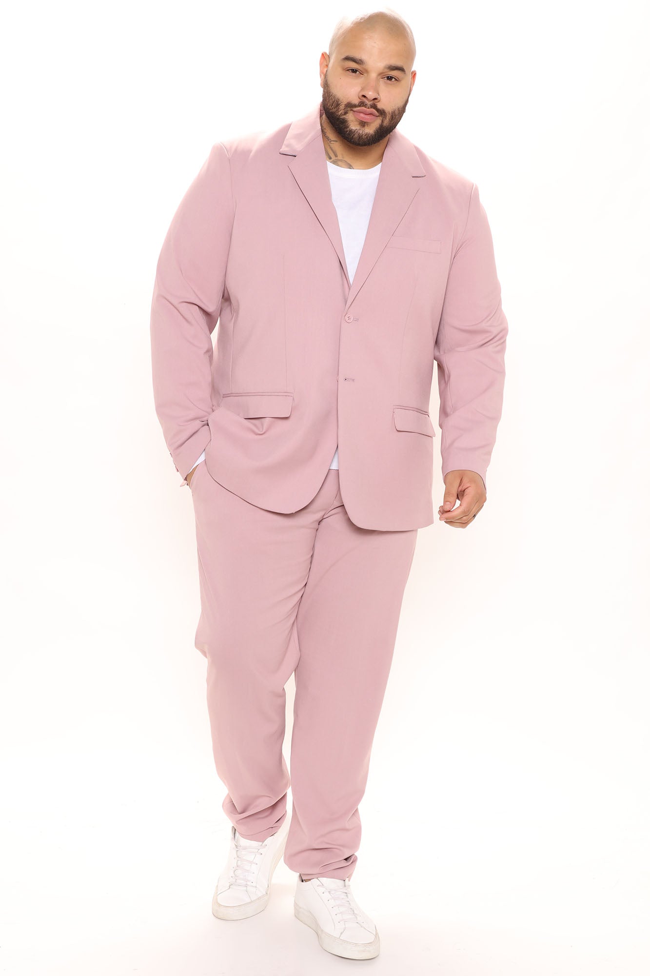 The Modern Stretch Suit Jacket - Mauve
