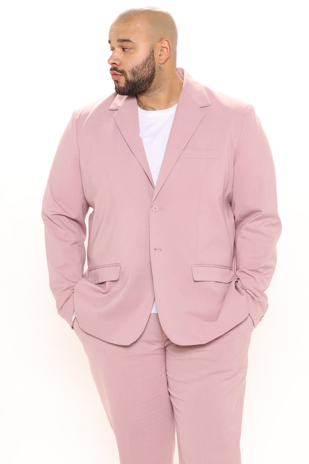The Modern Stretch Suit Jacket - Mauve