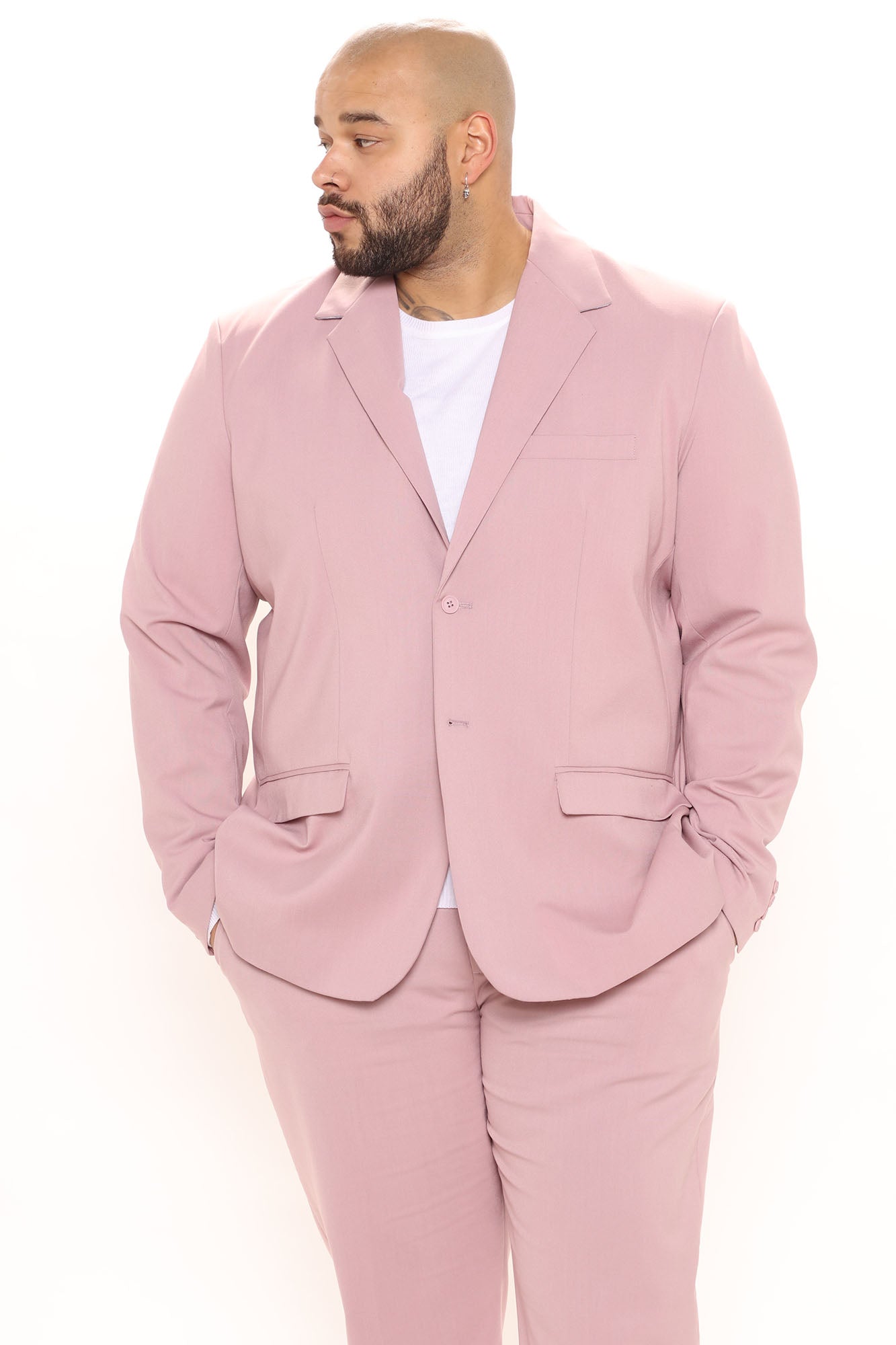 The Modern Stretch Suit Jacket - Mauve