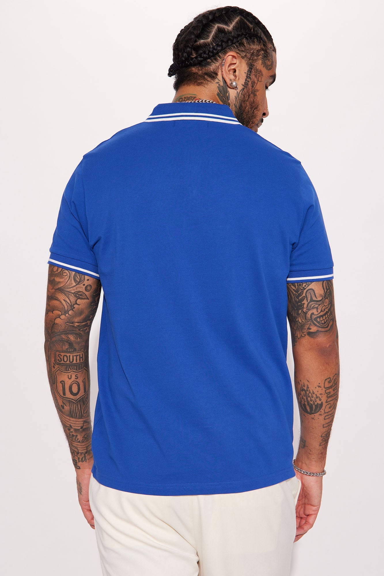 Wilson Short Sleeve Polo - Royal Blue