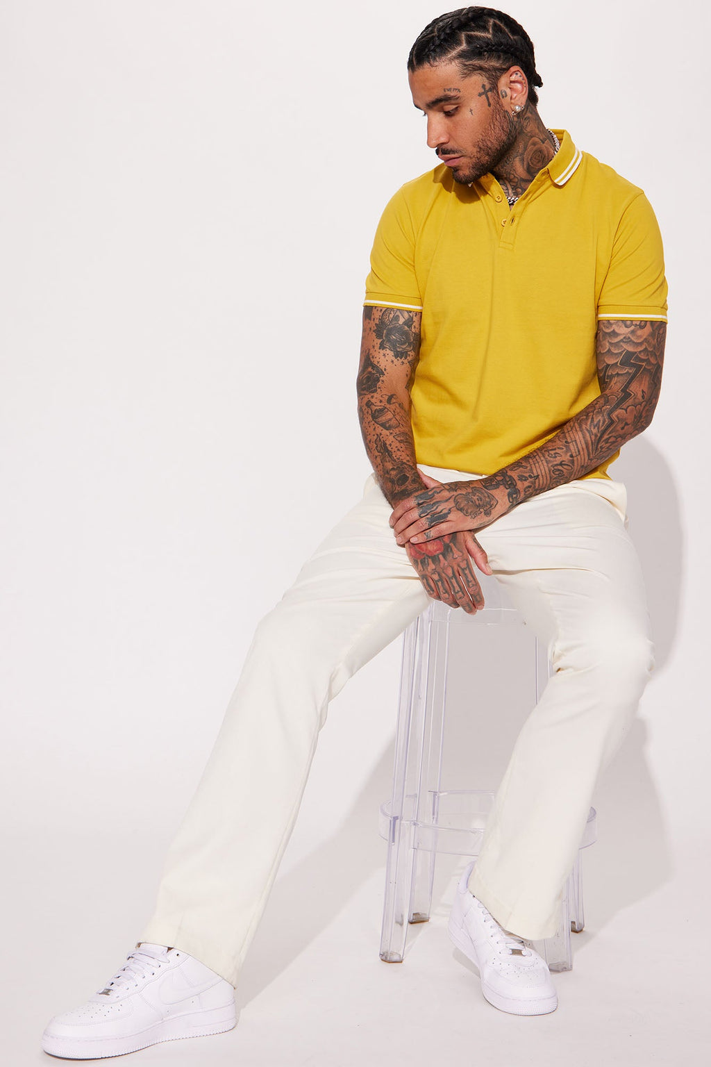 Wilson Short Sleeve Polo - Mustard