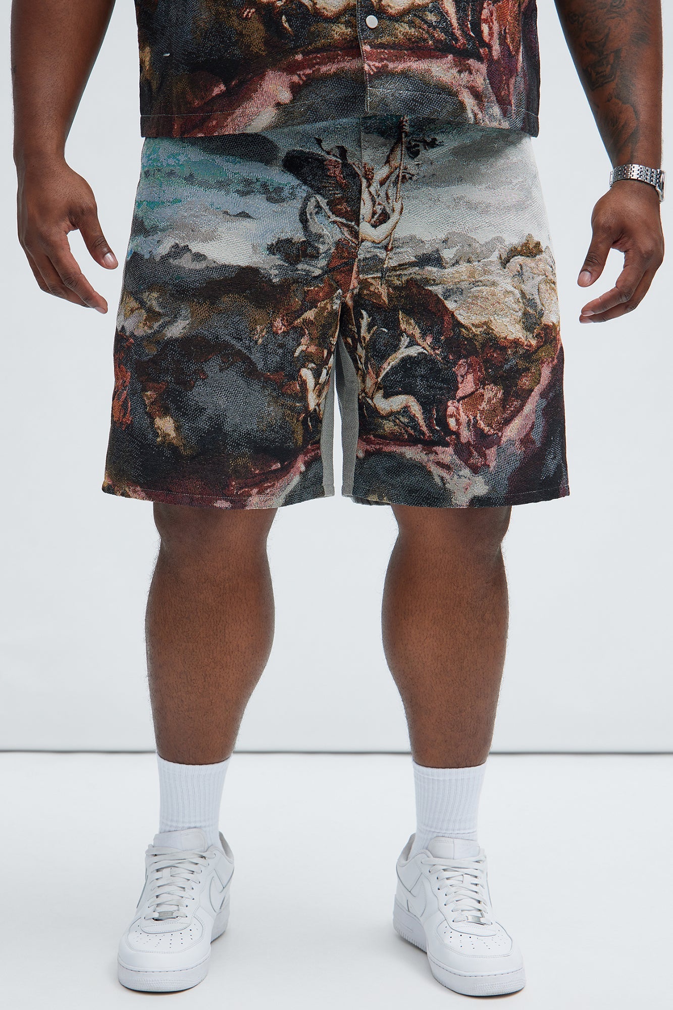 Karl Tapestry Shorts - Multi Color
