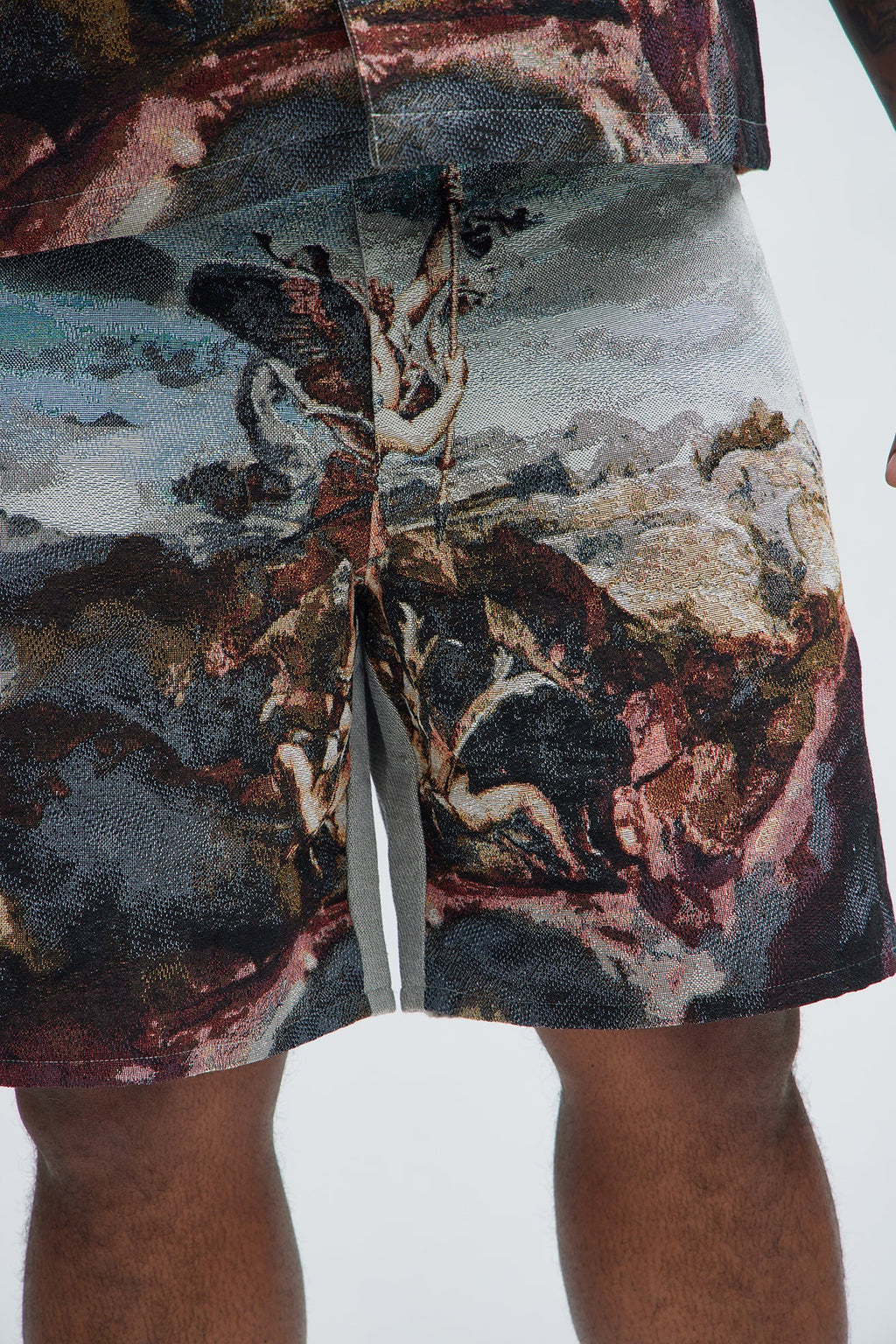Karl Tapestry Shorts - Multi Color