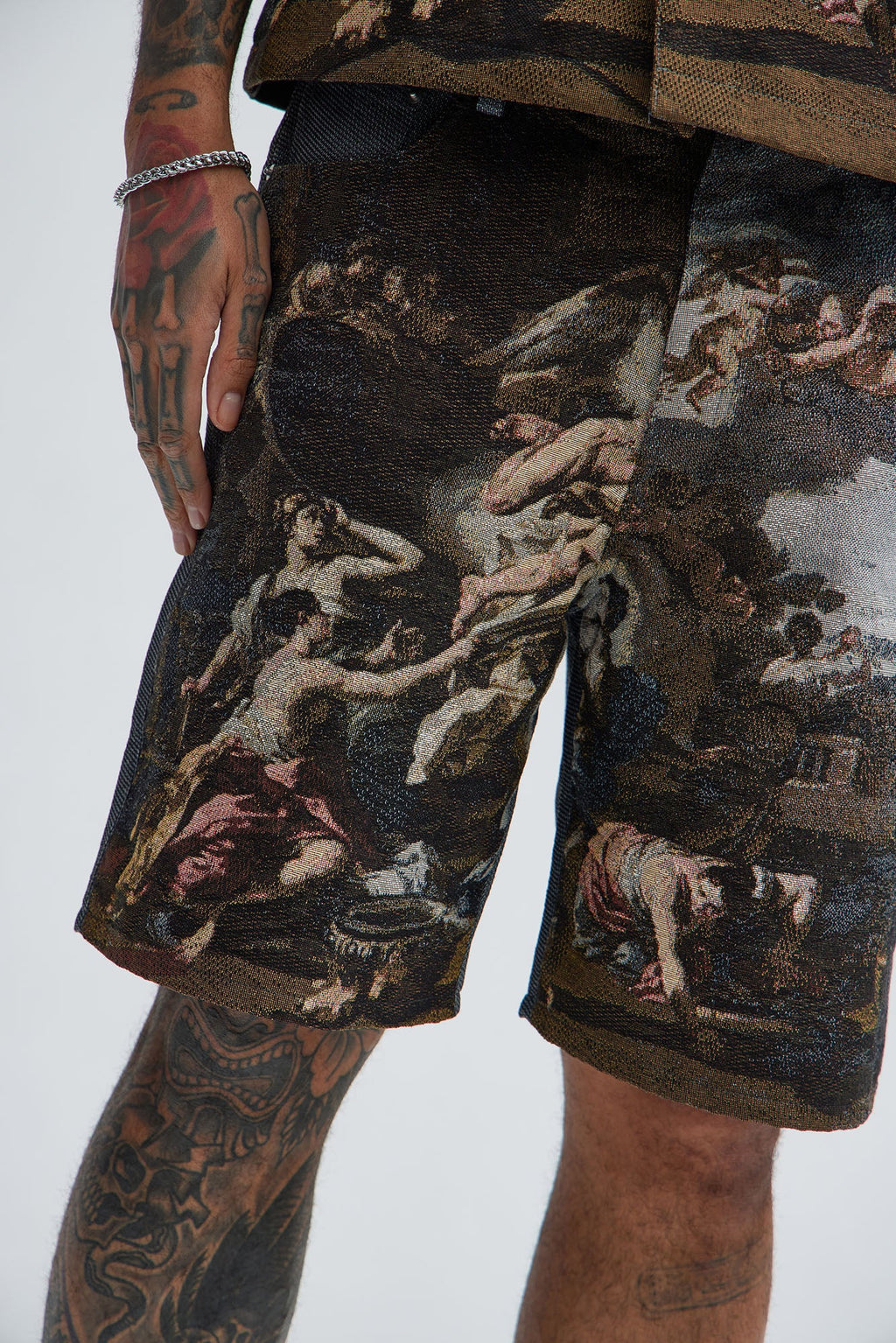 Cassiel Tapestry Shorts - Multi Color