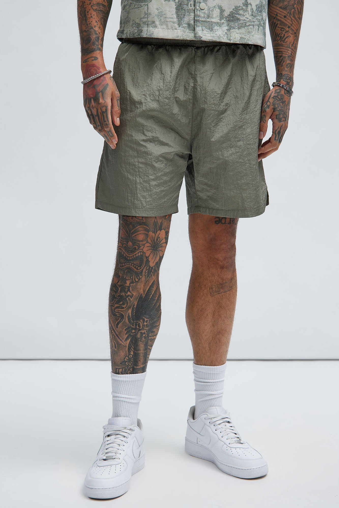 Bro Down Shorts - Sage