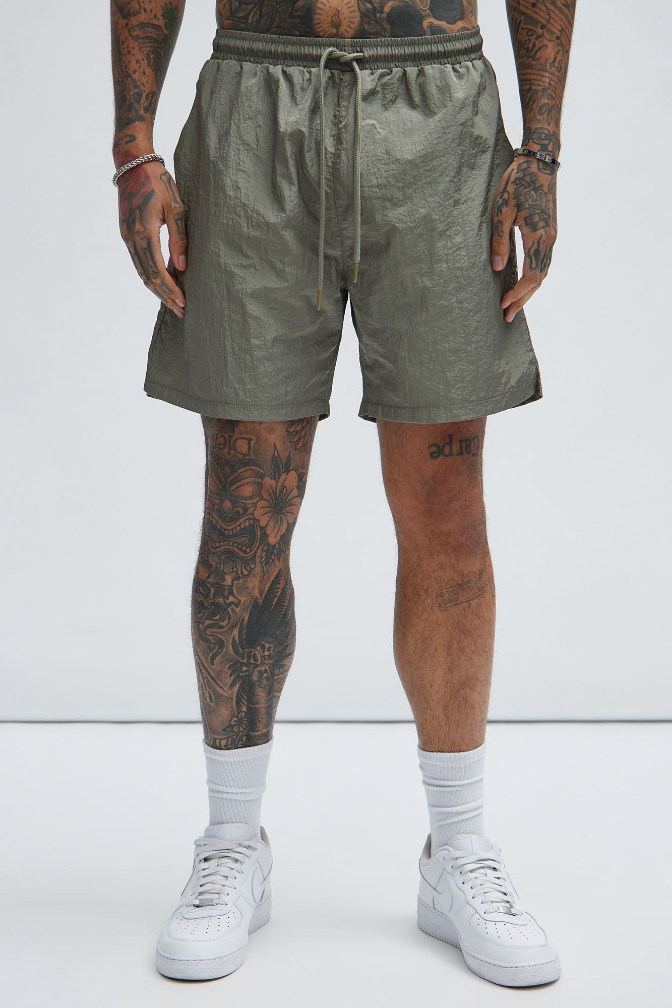 Bro Down Shorts - Sage