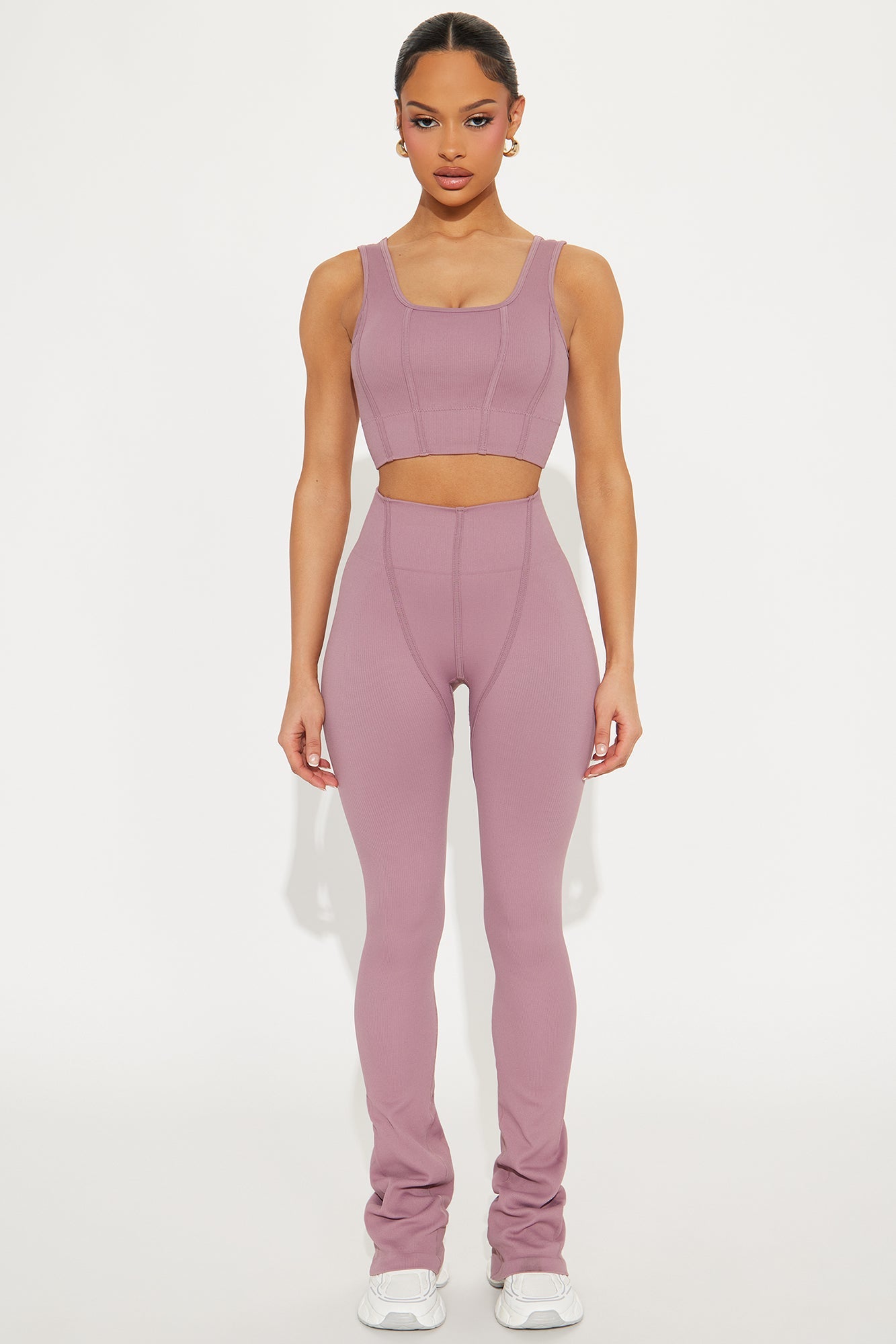 All The Right Places Seamless Active Set - Mauve
