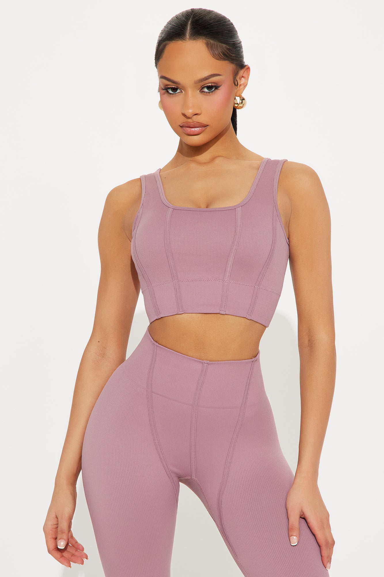 All The Right Places Seamless Active Set - Mauve