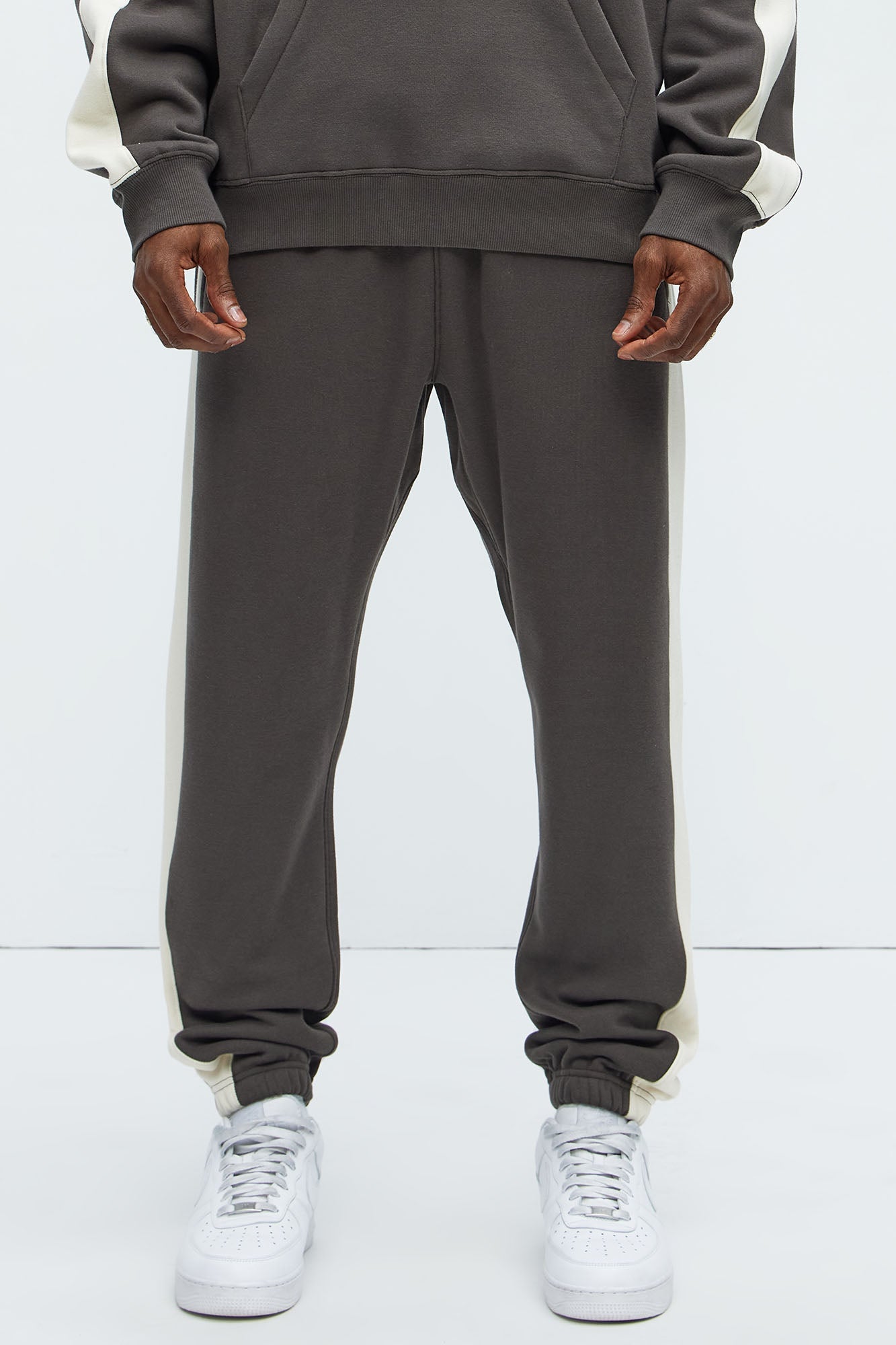 Tyson Heavyweight Striped Jogger - Olive