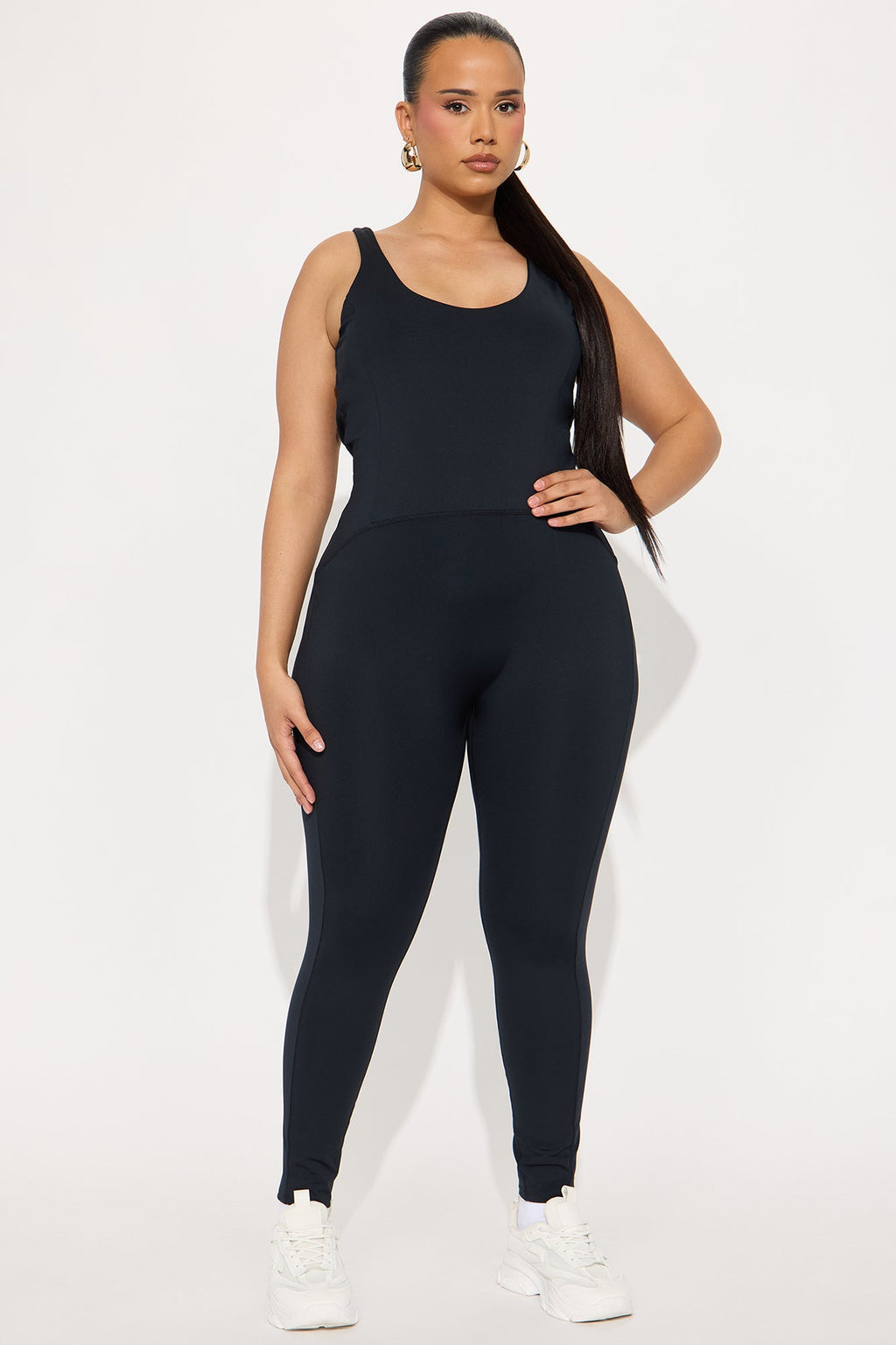 Match Set Elevate Active Jumpsuit - Black