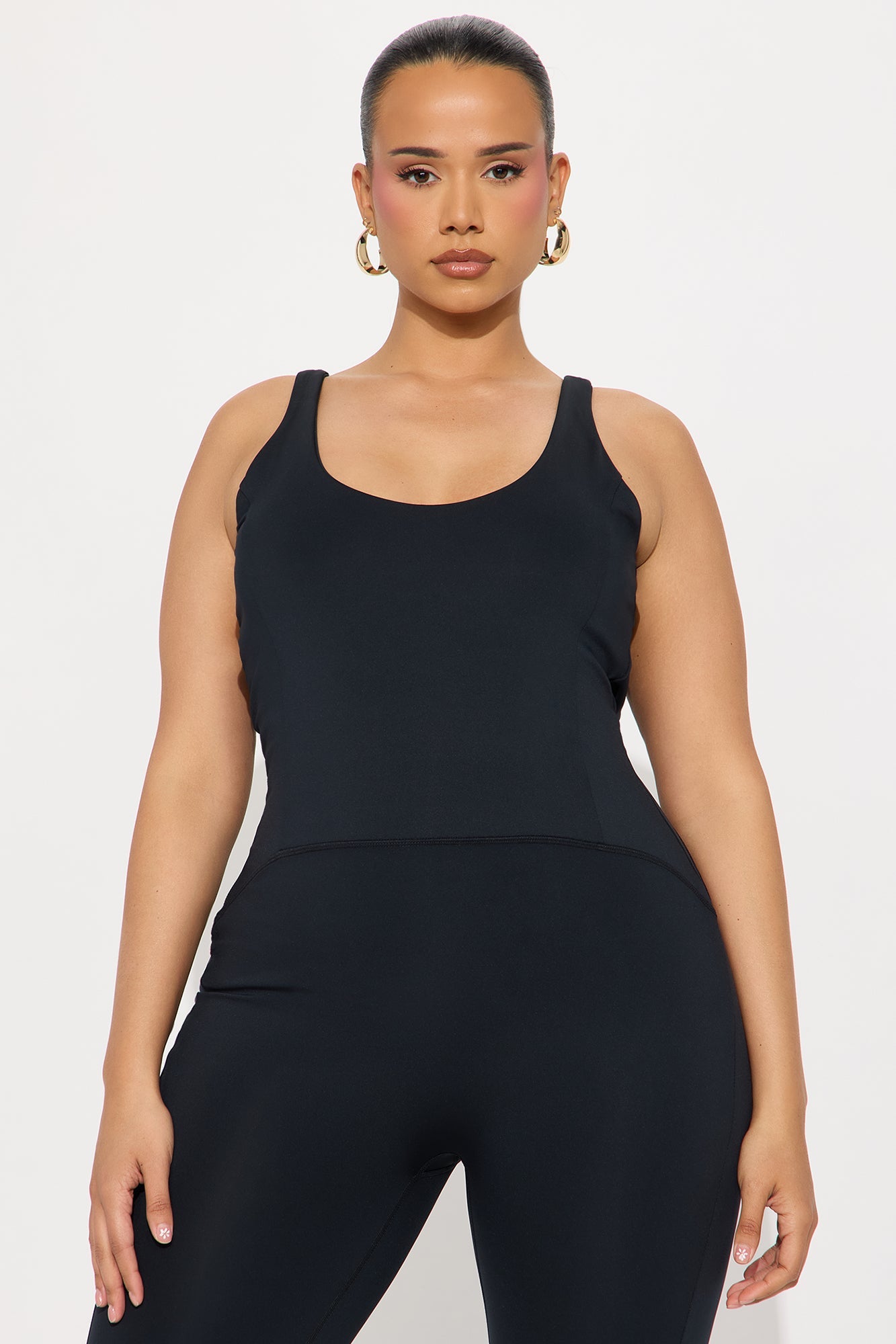 Match Set Elevate Active Jumpsuit - Black