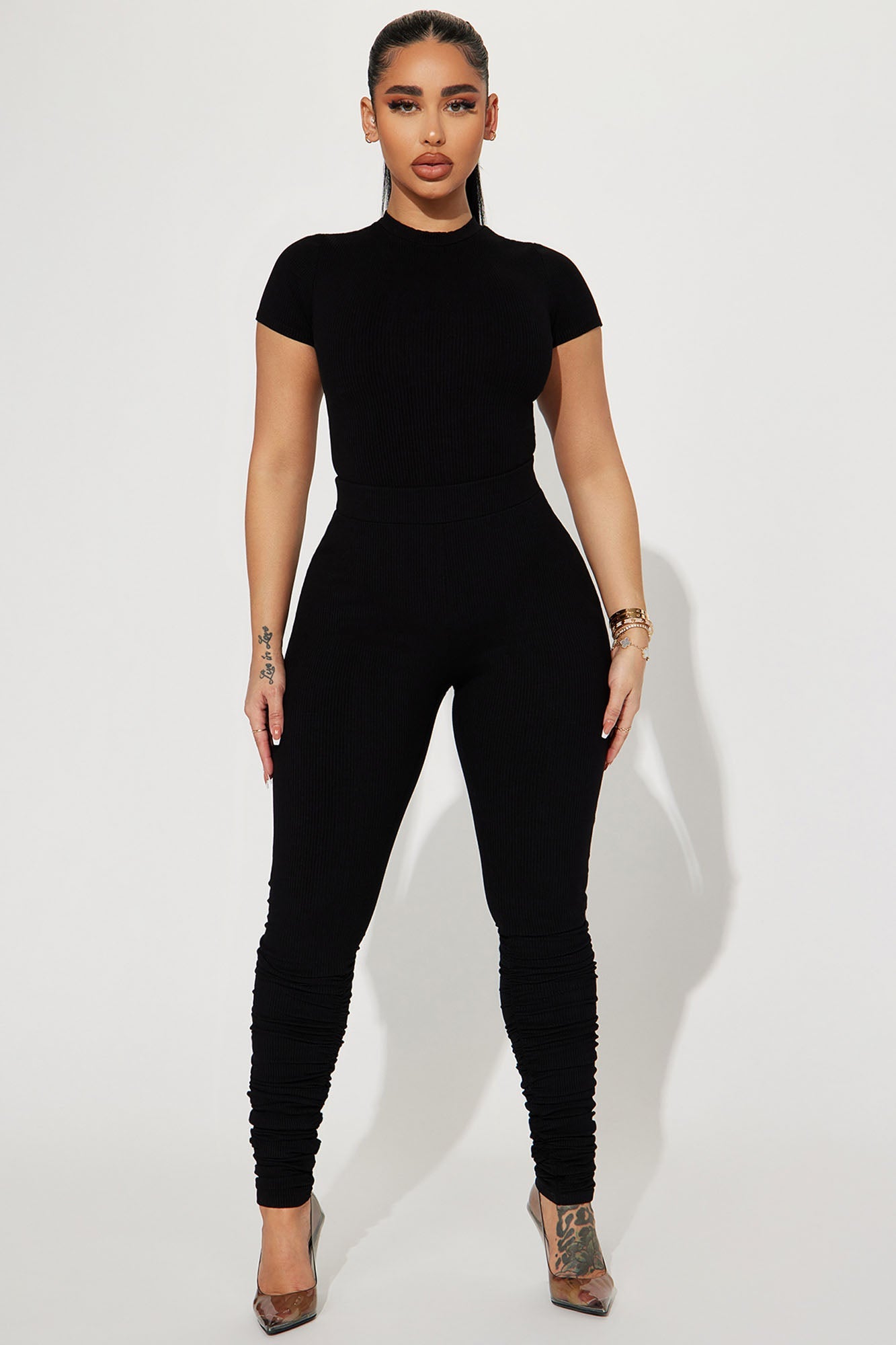 Kylie Snatched Bodysuit - Black